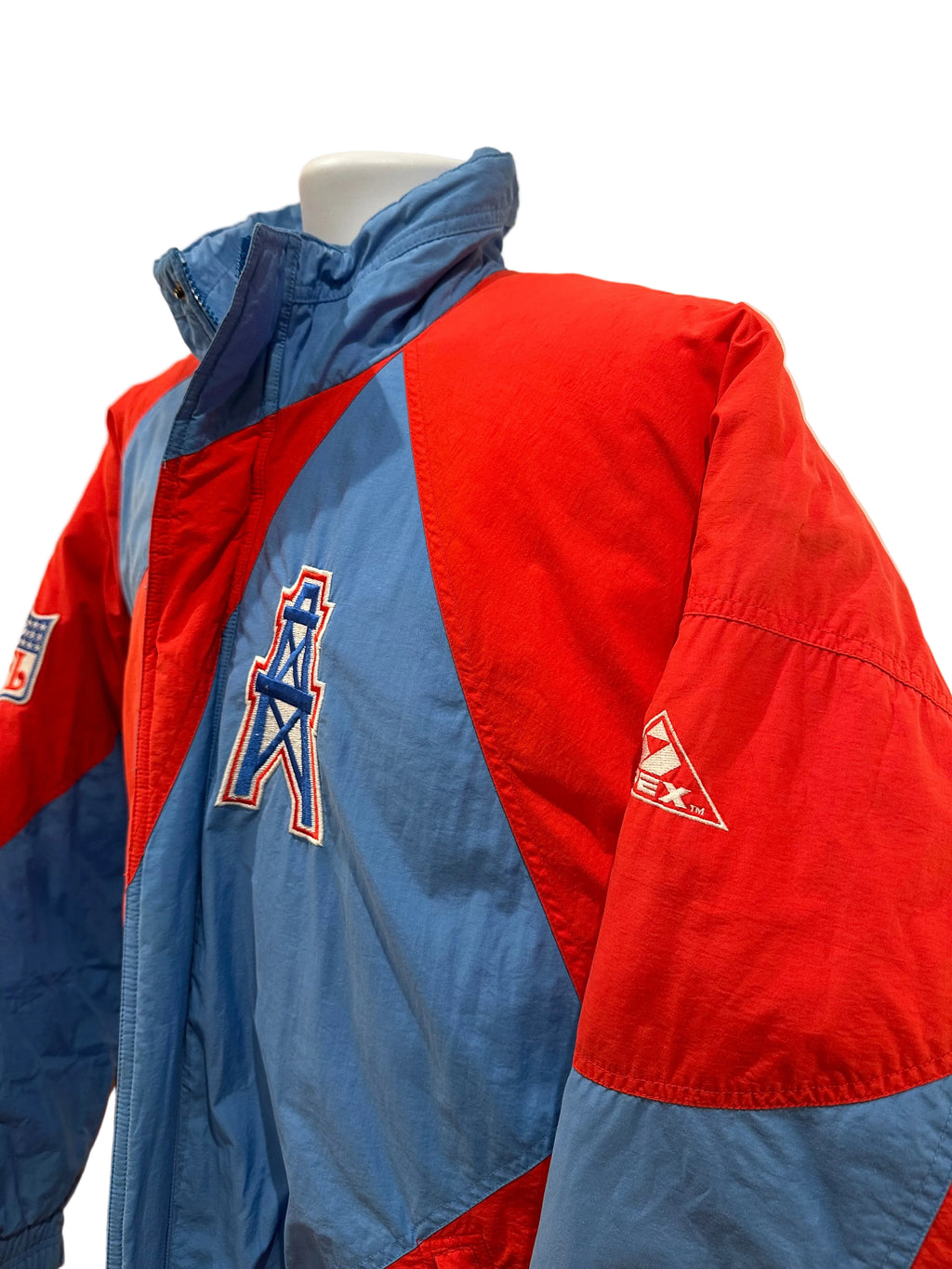 (Men's XL) Vintage 90s Houston Oilers Apex One Coat