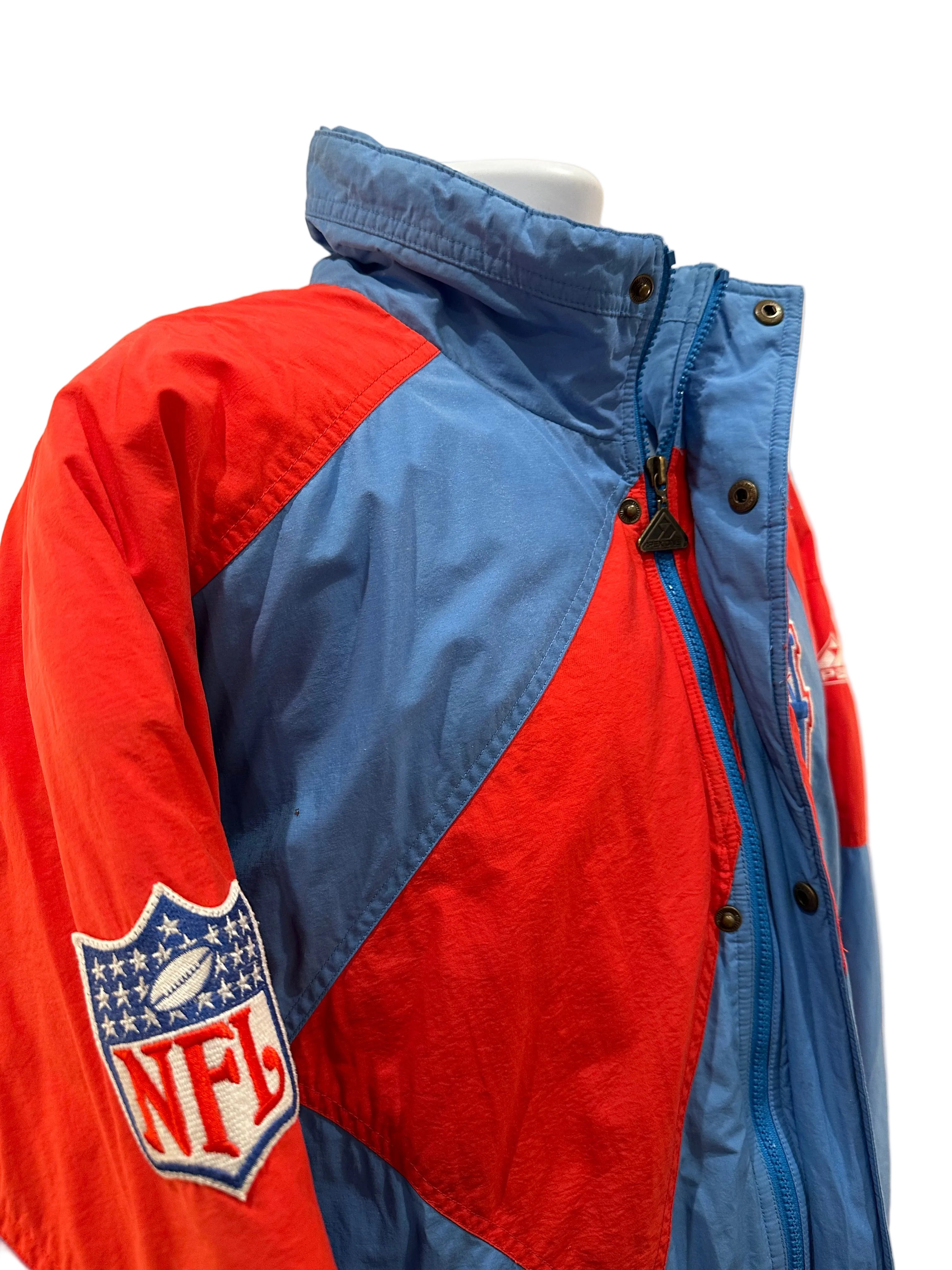 (Men's XL) Vintage 90s Houston Oilers Apex One Coat