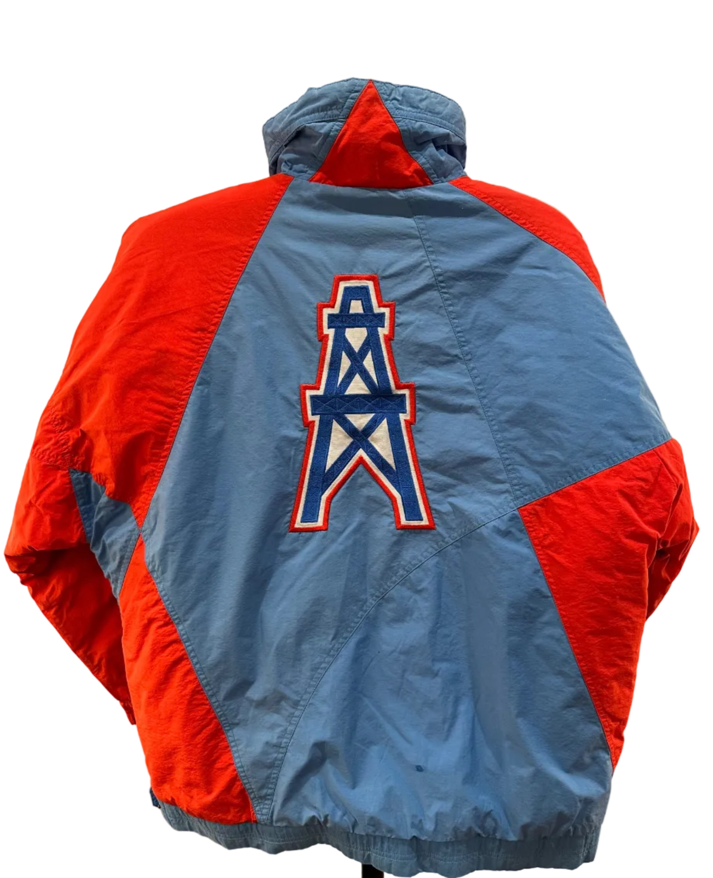 (Men's XL) Vintage 90s Houston Oilers Apex One Coat