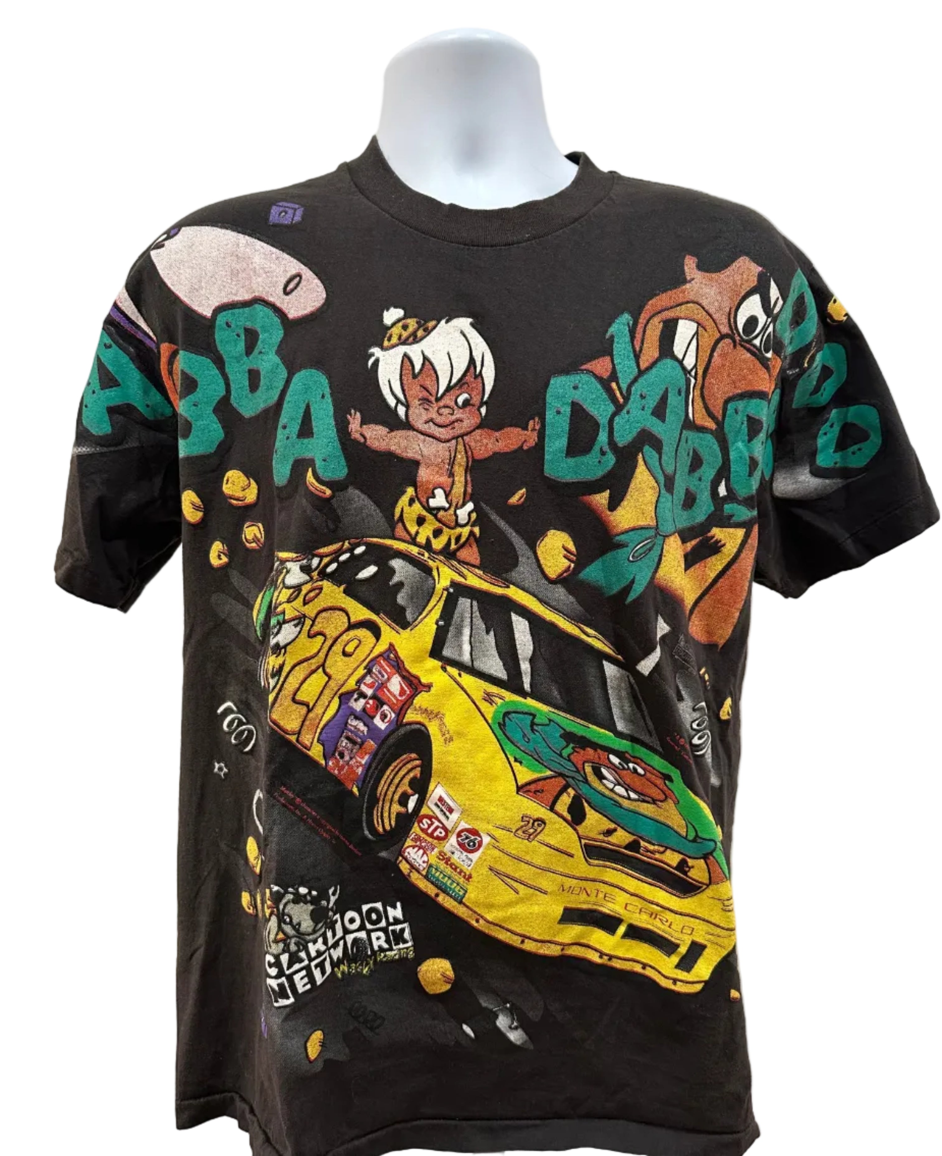 (Men's XL) 1996 Flintstones Racing AOP