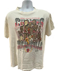 (Men's XL) 1991 Chicago Bulls Charicature Champs Short Sleeve