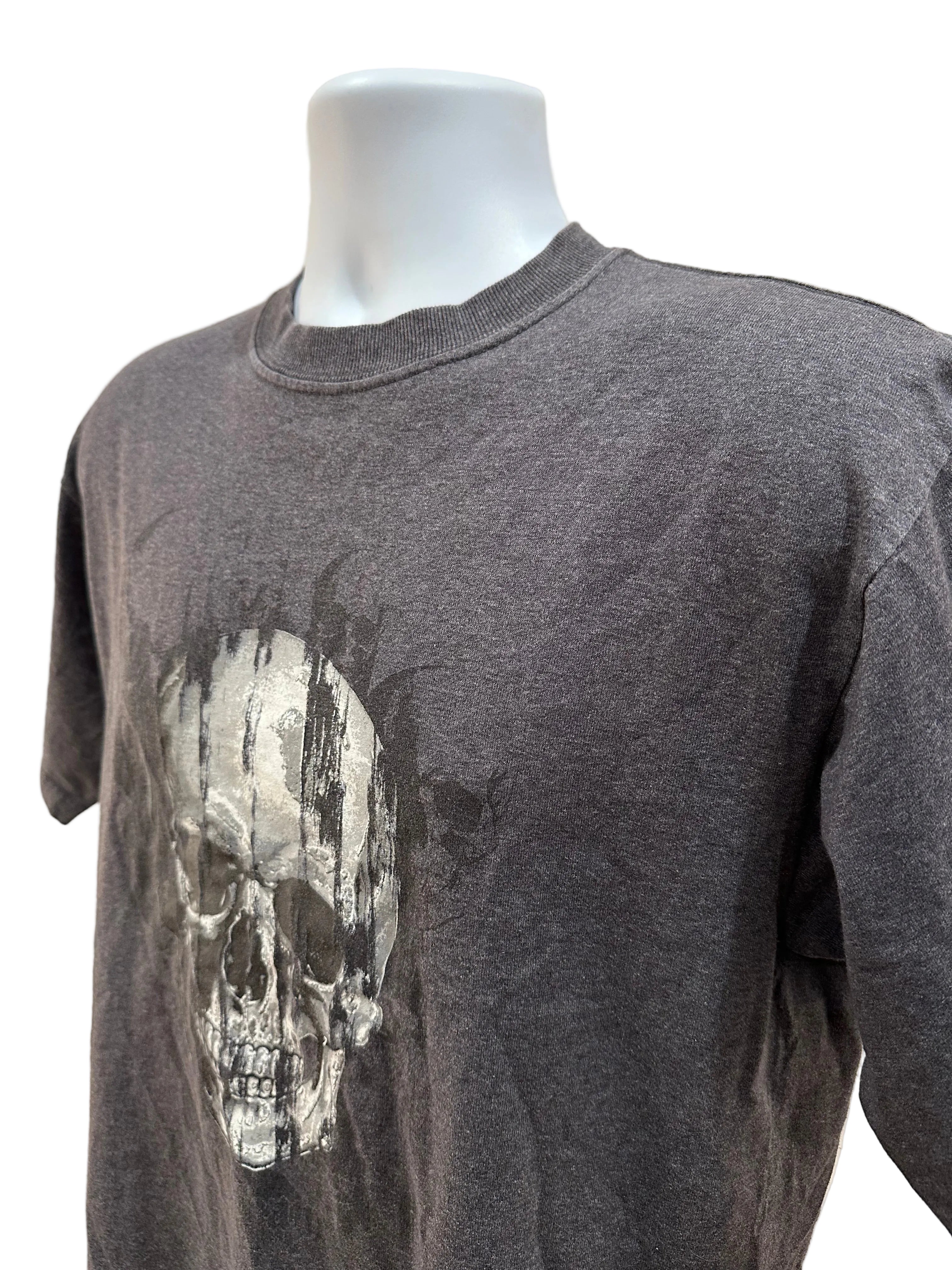 (Men's Large) 2000s JNCO Skull Short Sleeve