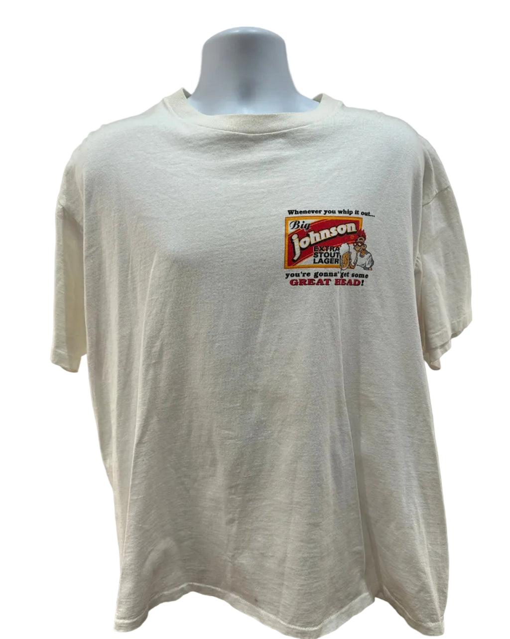 (Mens XL) 90s Big Johnson Short Sleeve