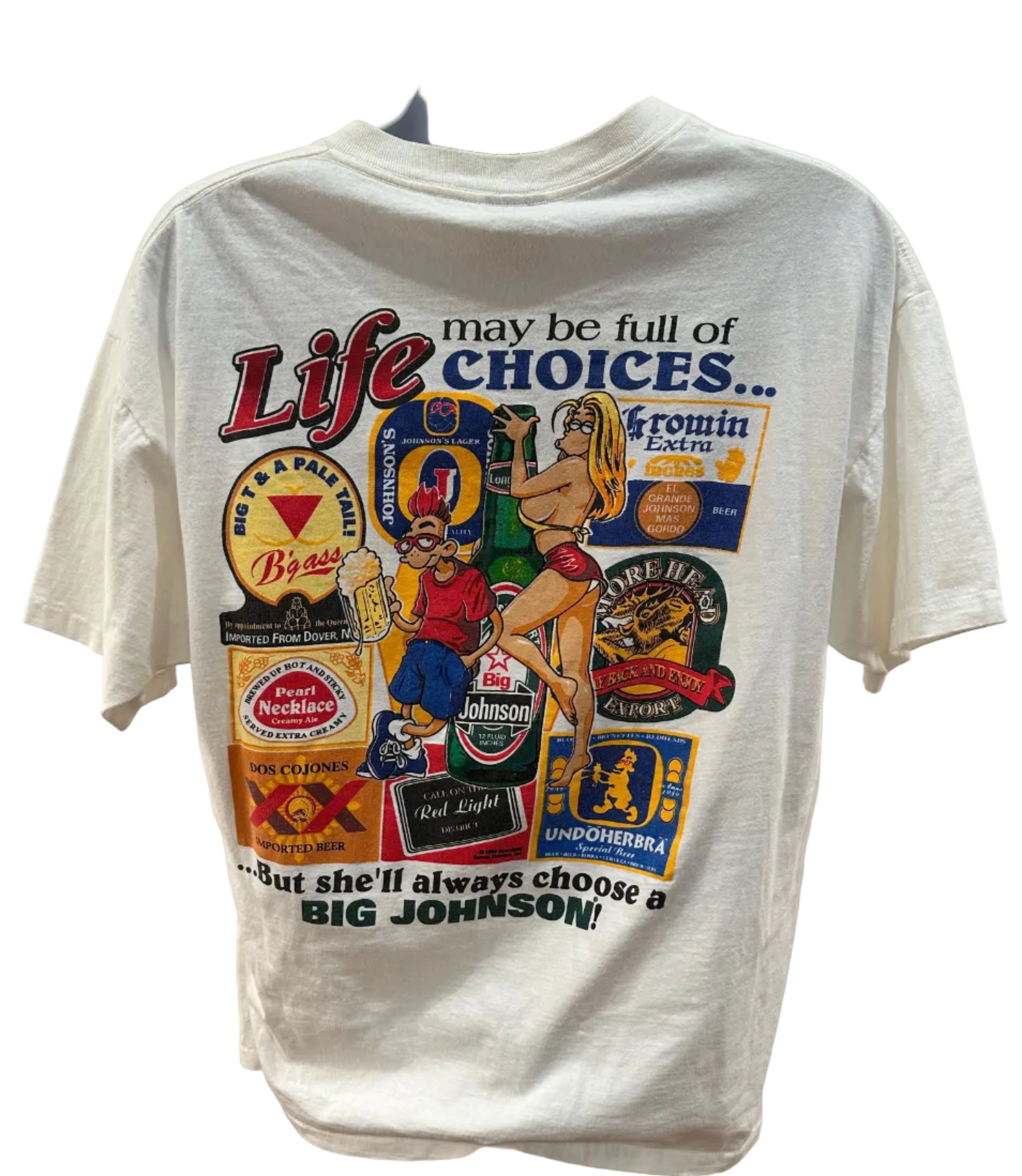 (Mens XL) 90s Big Johnson Short Sleeve