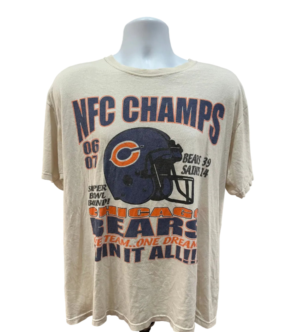 (Men's Large) 2000s Chicago Bears Champs Short Sleeve
