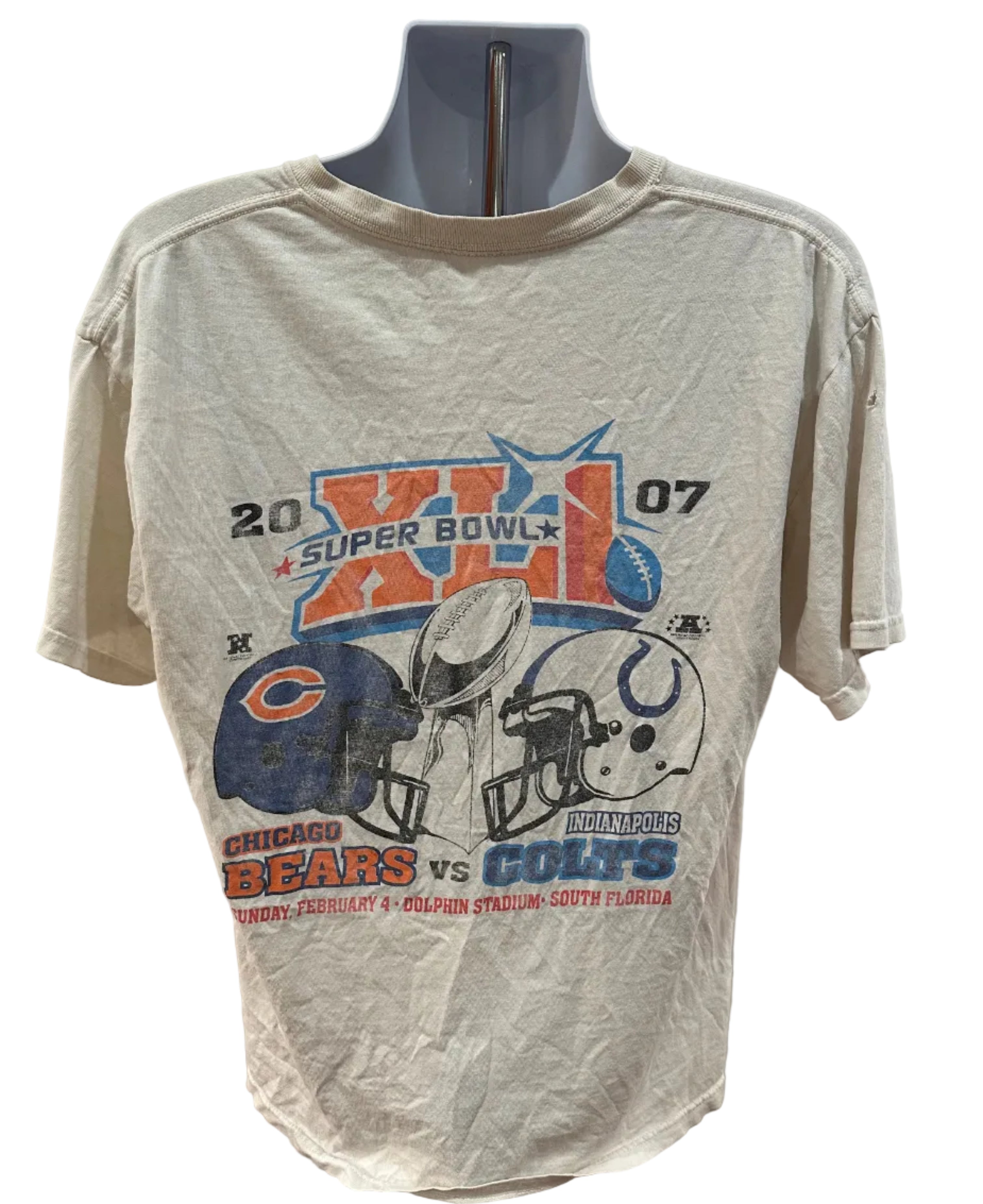 (Men's Large) 2000s Chicago Bears Champs Short Sleeve