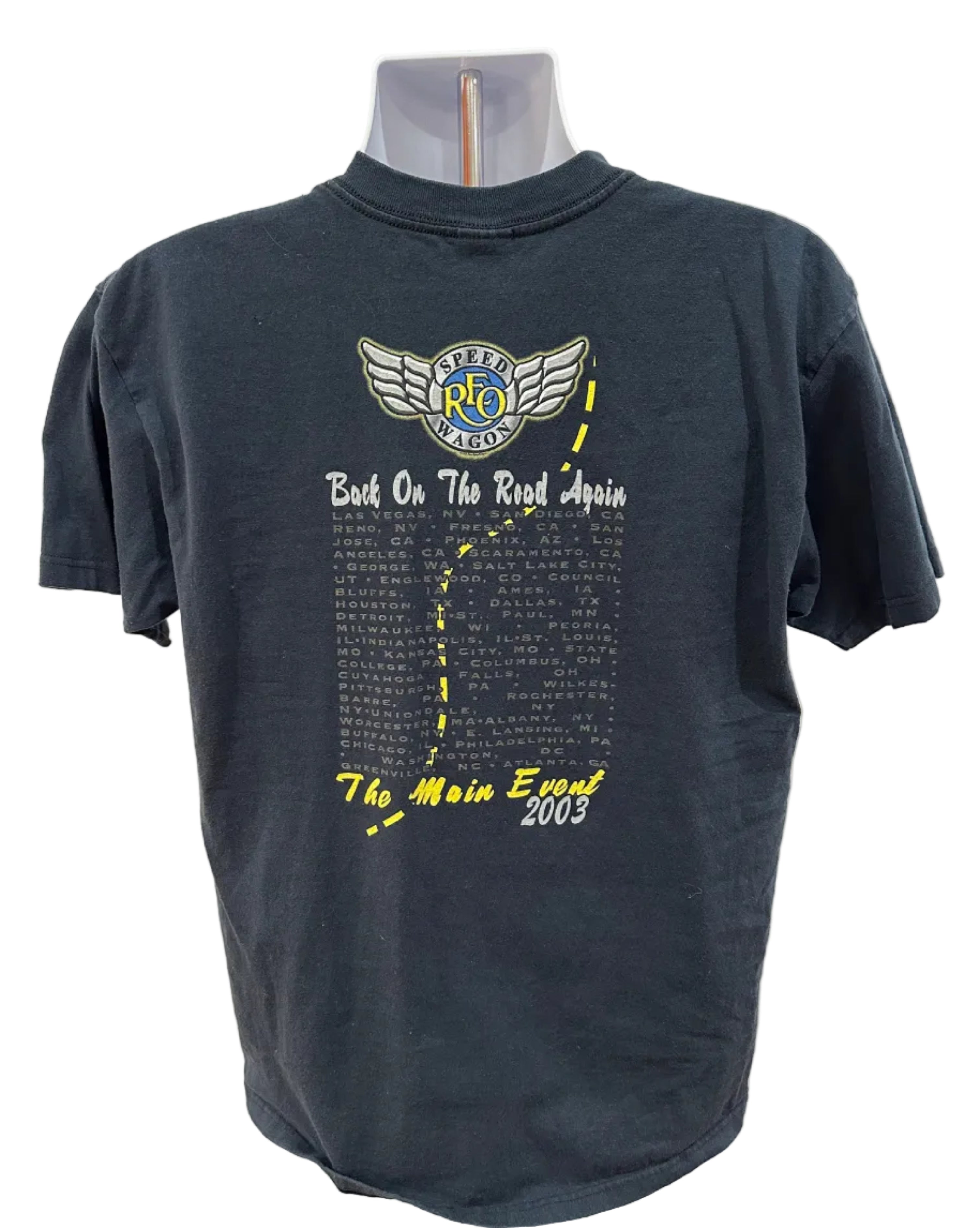 (Men's Large) 2003 REO Speedwagon Tour Short Sleeve