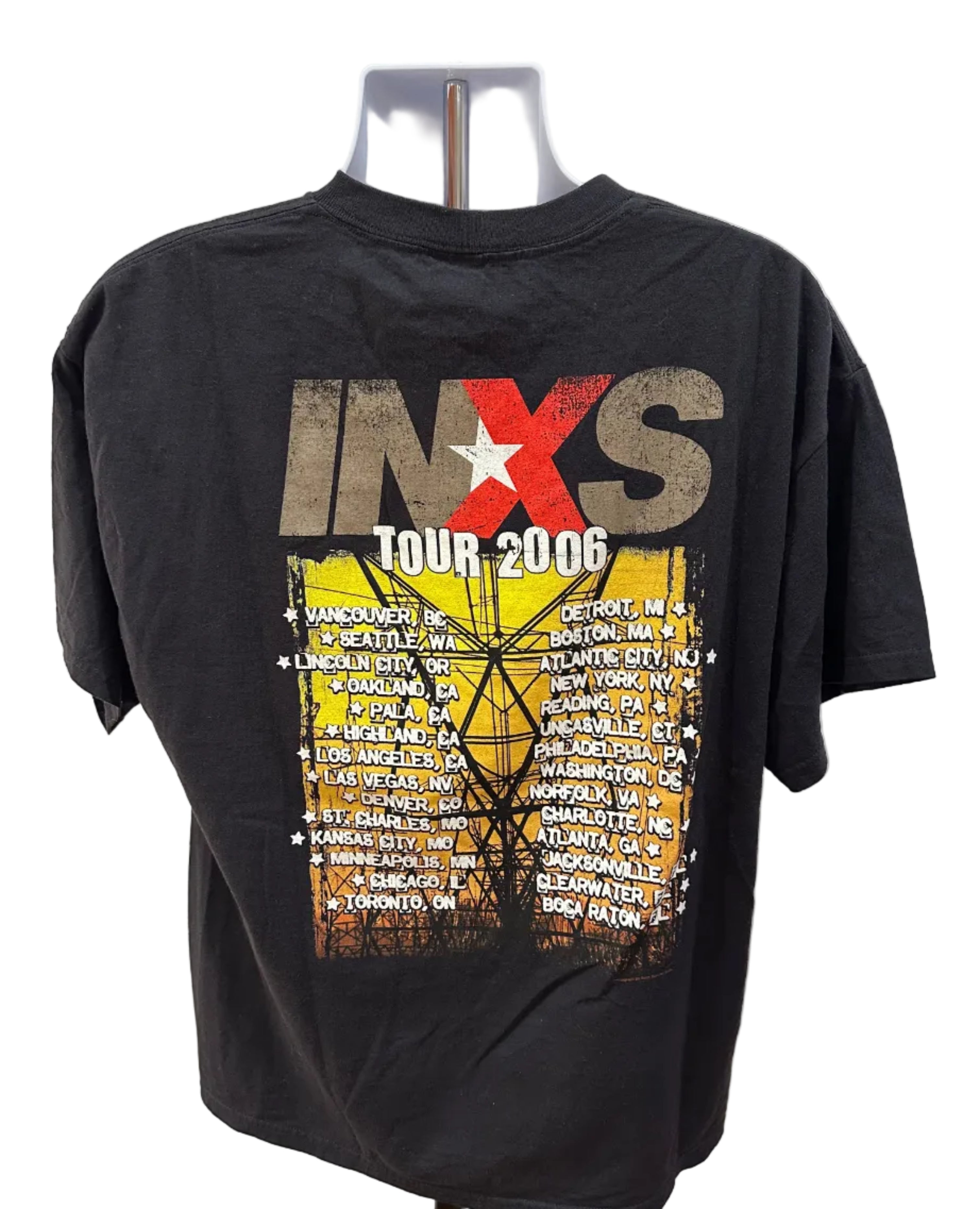 (Men's XL) 2006 INXS Tour Short Sleeve