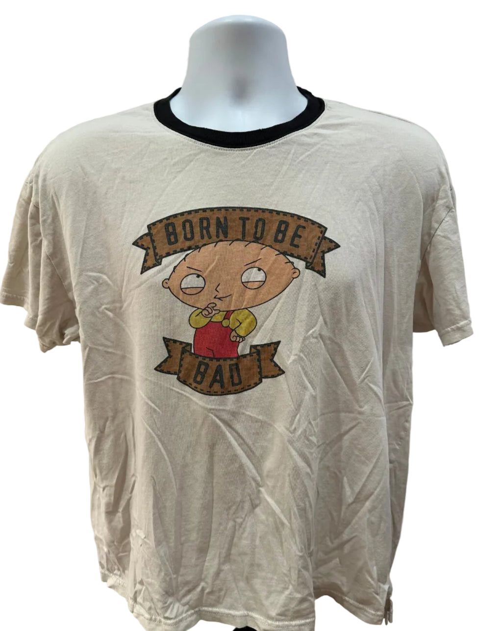 (Men's Large) 2000s Family Guy "Born to be Bad" Short Sleeve