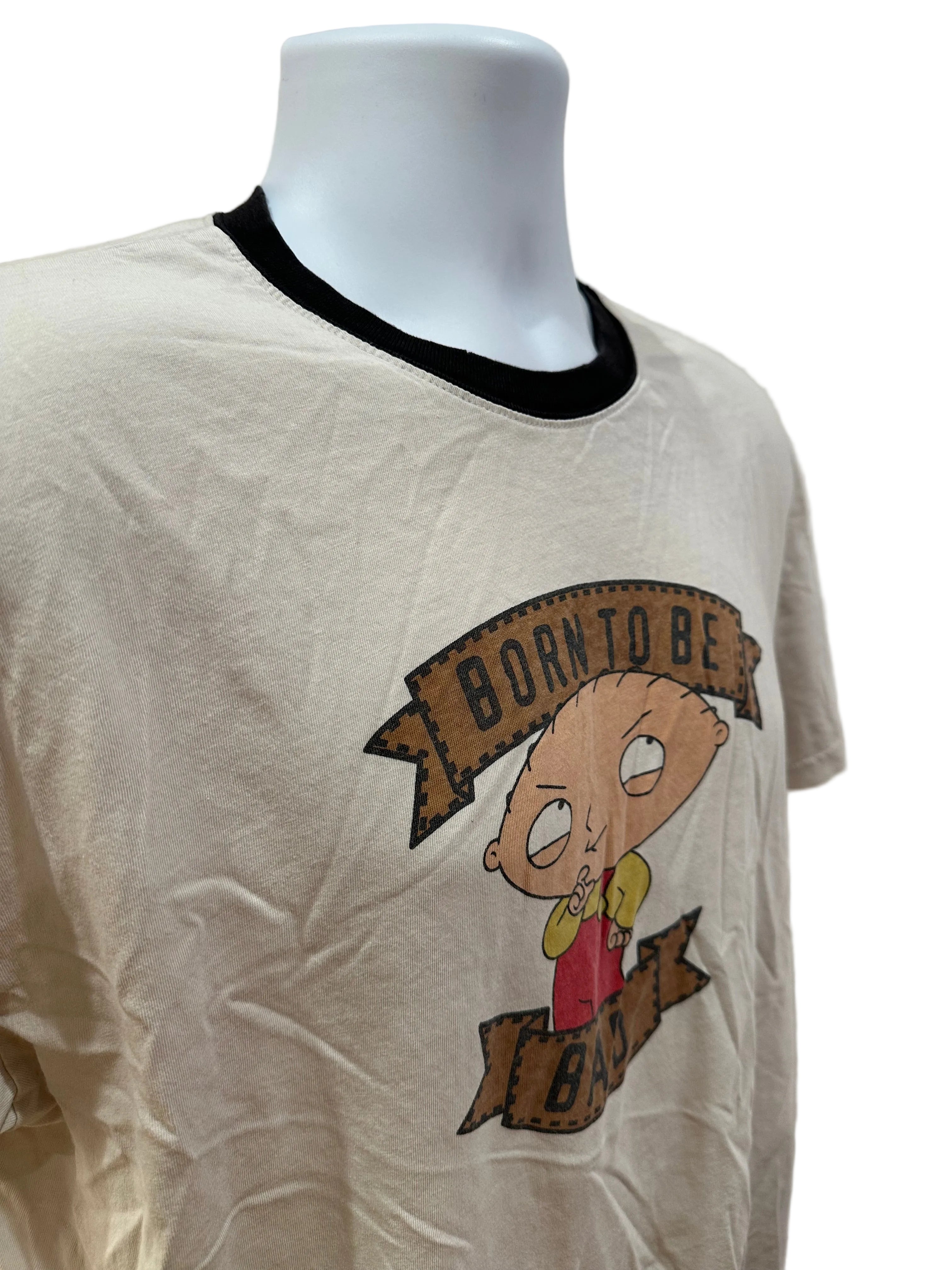 (Men's Large) 2000s Family Guy "Born to be Bad" Short Sleeve