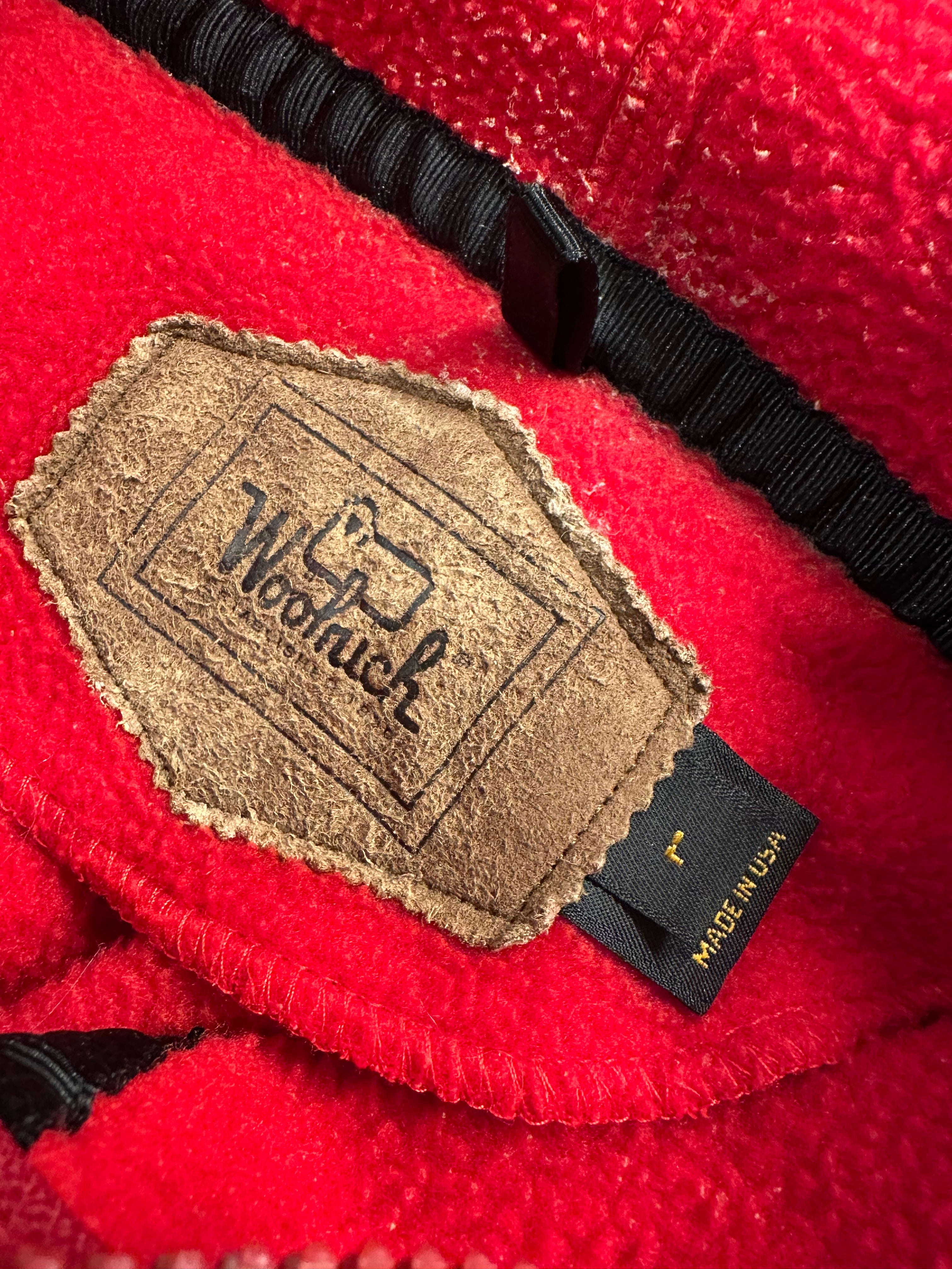 (Men's Large) 80s Woolrich Fleece Jacket