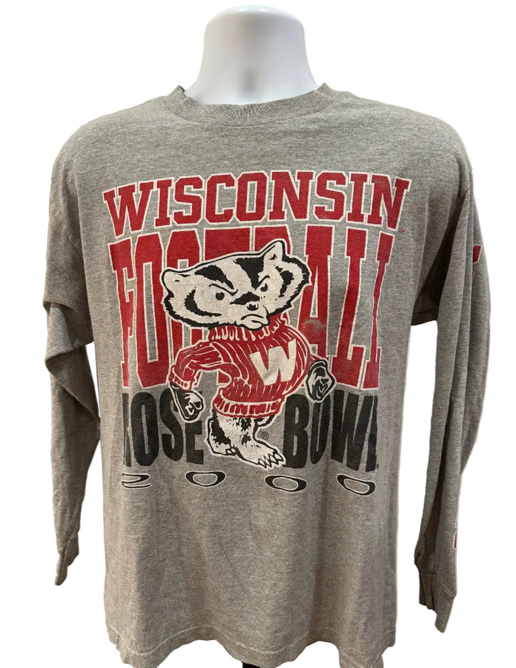 (Men's Large) 2000 Wisconsin Badgers Rose Bowl Long Sleeve