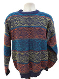 (Men's 2X) 90s Colorful Pattern Sweater