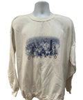 (Men's XL) 90s Chicago Skyline Crewneck