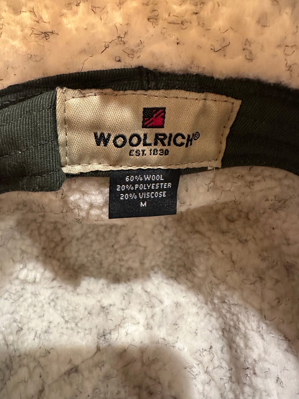 90s Woolrich Sherpa Lined Baseball Hat