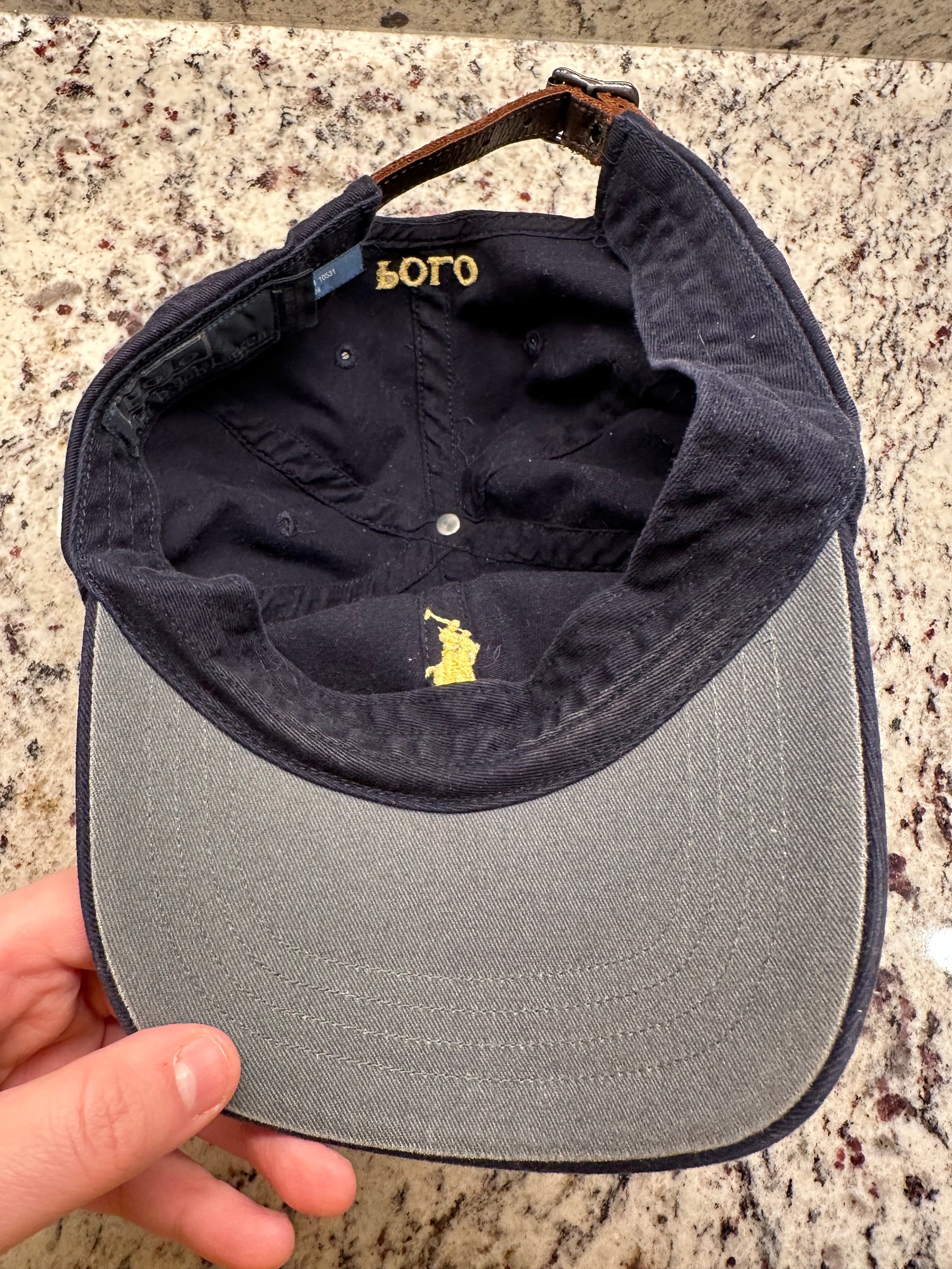90s Polo Ralph Lauren Small Pony Strapback Hat