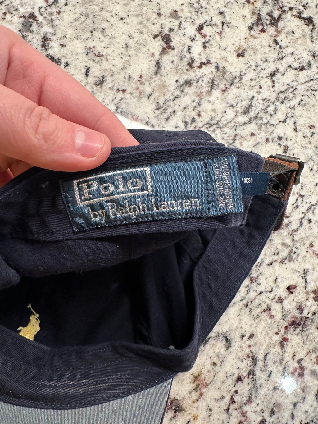 90s Polo Ralph Lauren Small Pony Strapback Hat