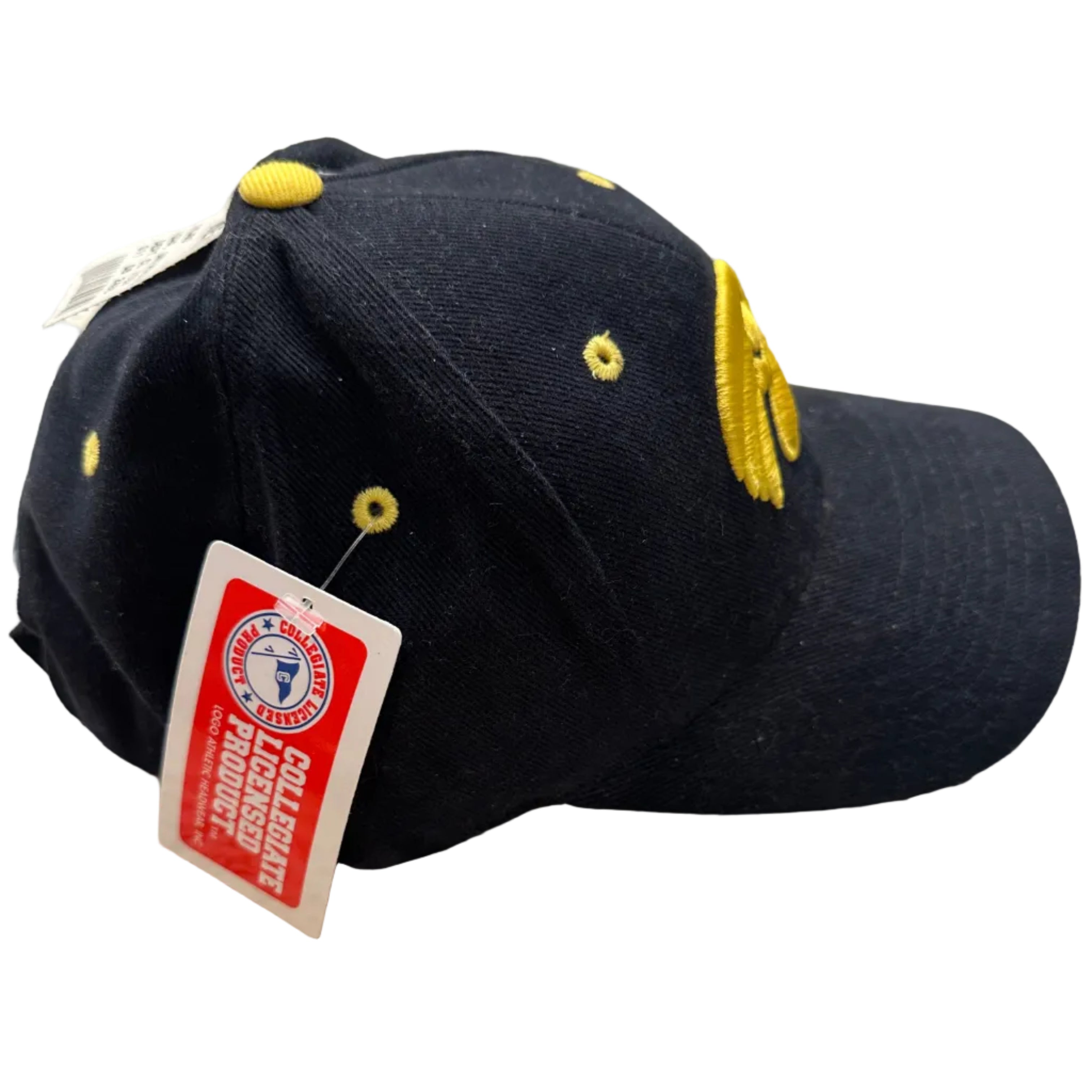 90s Logo Athletic Iowa Hawkeyes Velcro Hat