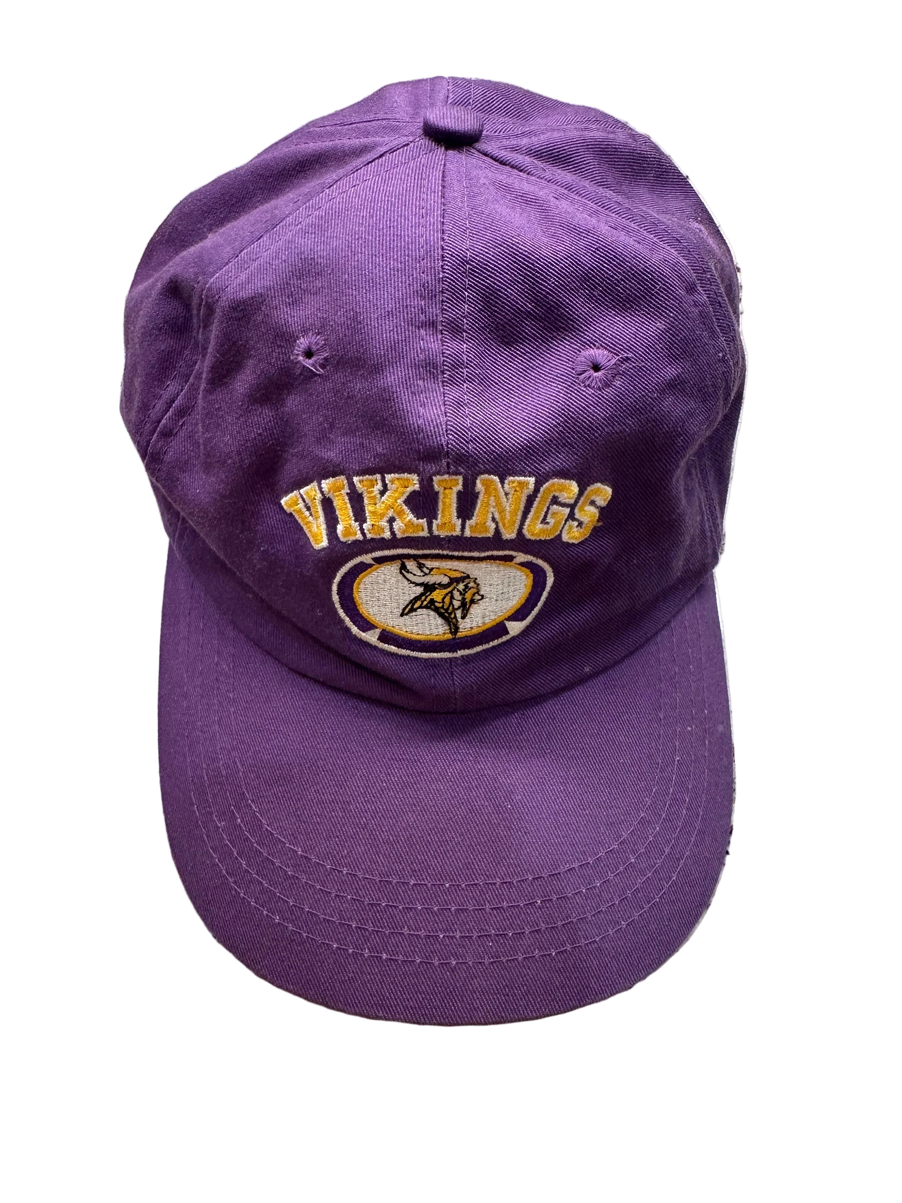 90s Minnesota Vikings Logo Athletic Strapback