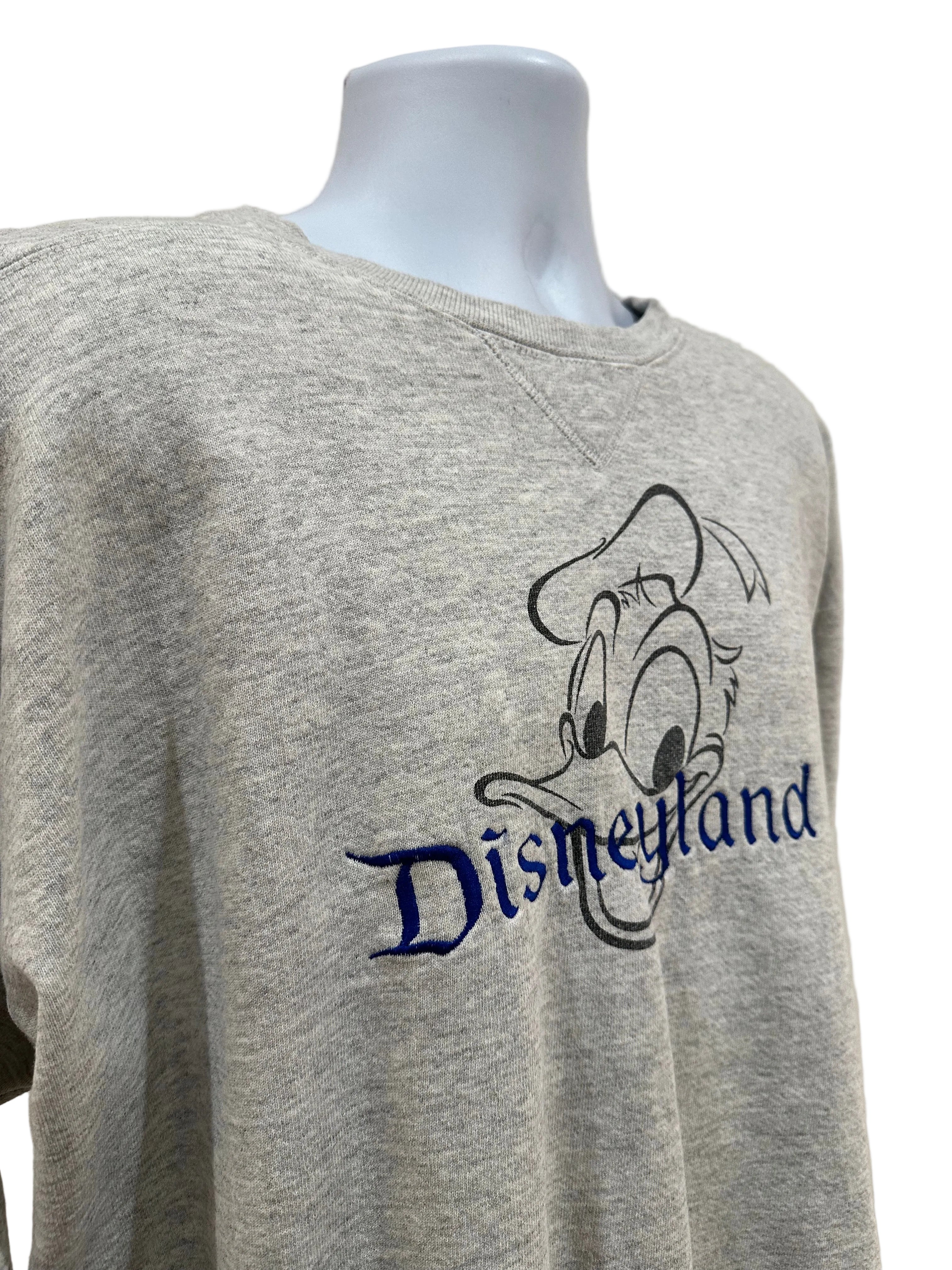 (Mens Large) 90s Vintage Donald Duck Disneyland Crewneck