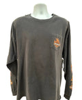 (Mens 2X) 2000s Harley Davidson Flame Long Sleeve