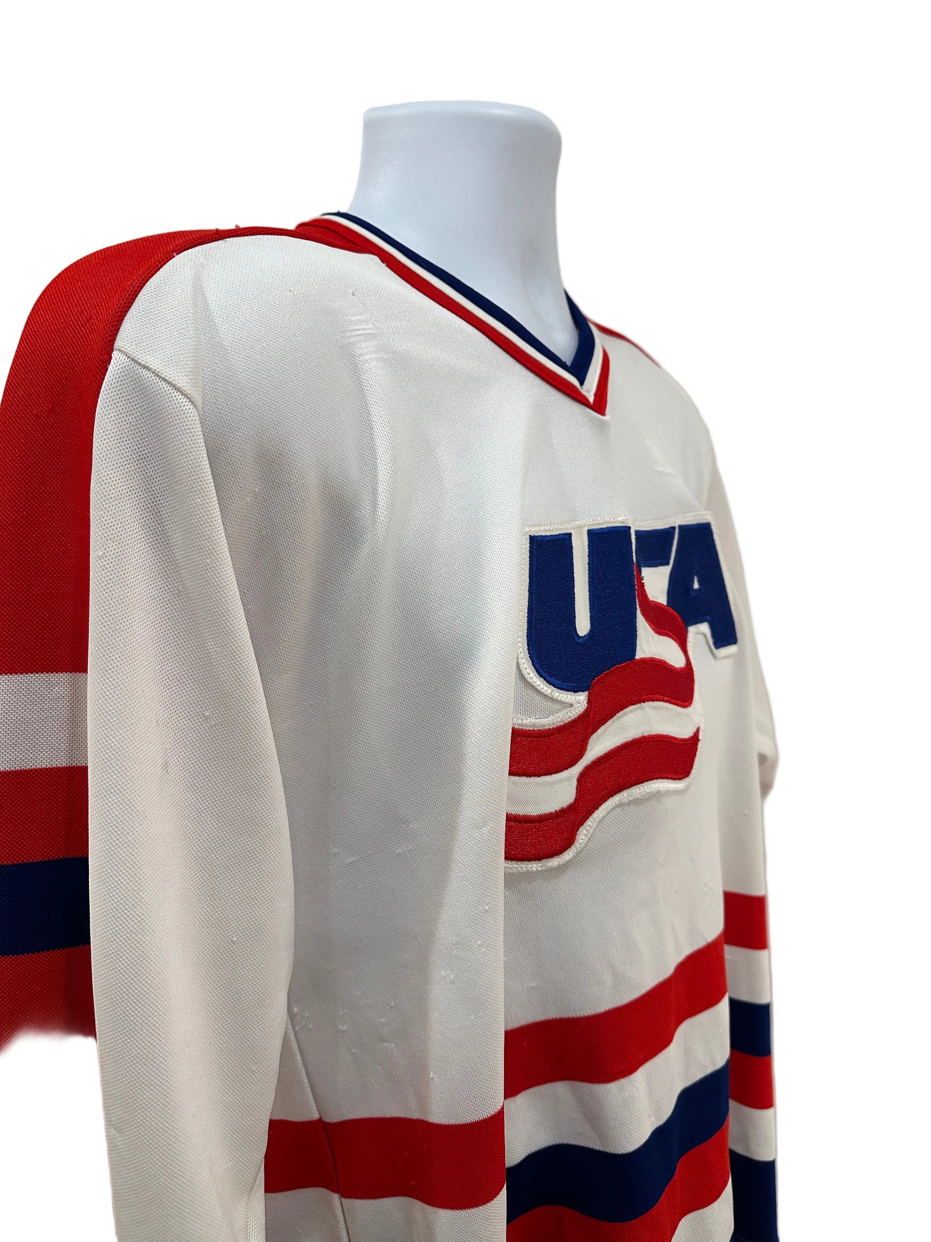 (Mens Medium) 80s CCM Team USA Hockey Jersey
