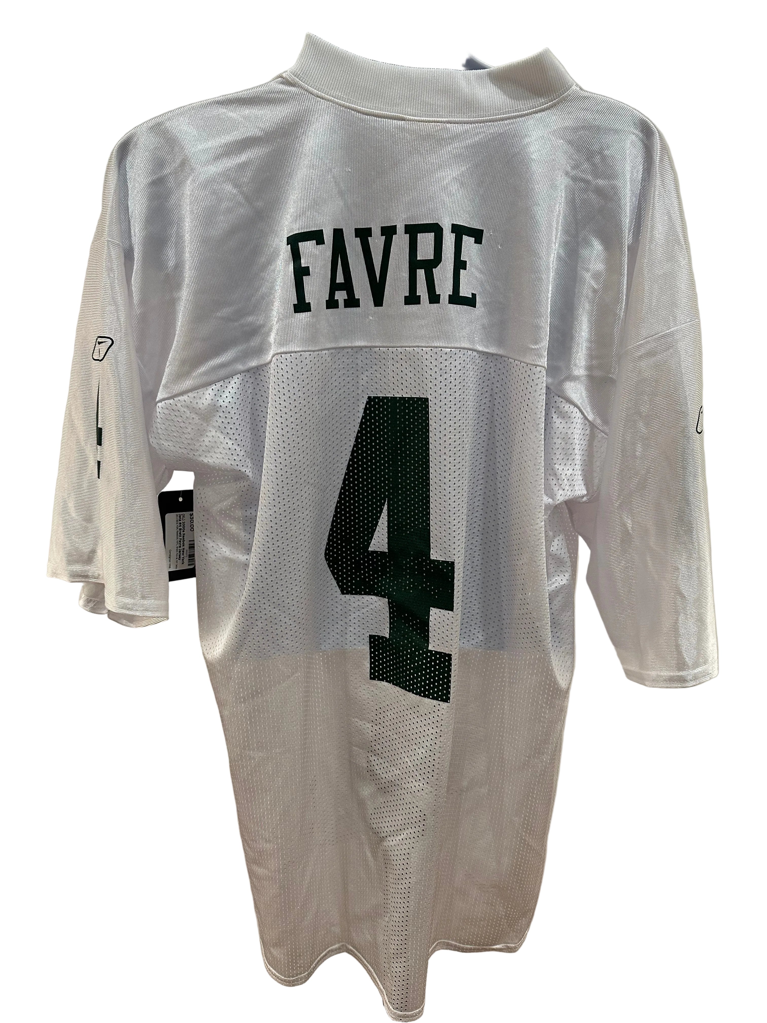 (Mens XL) 2000s Reebok New York Jets #4 Brett Favre Jersey
