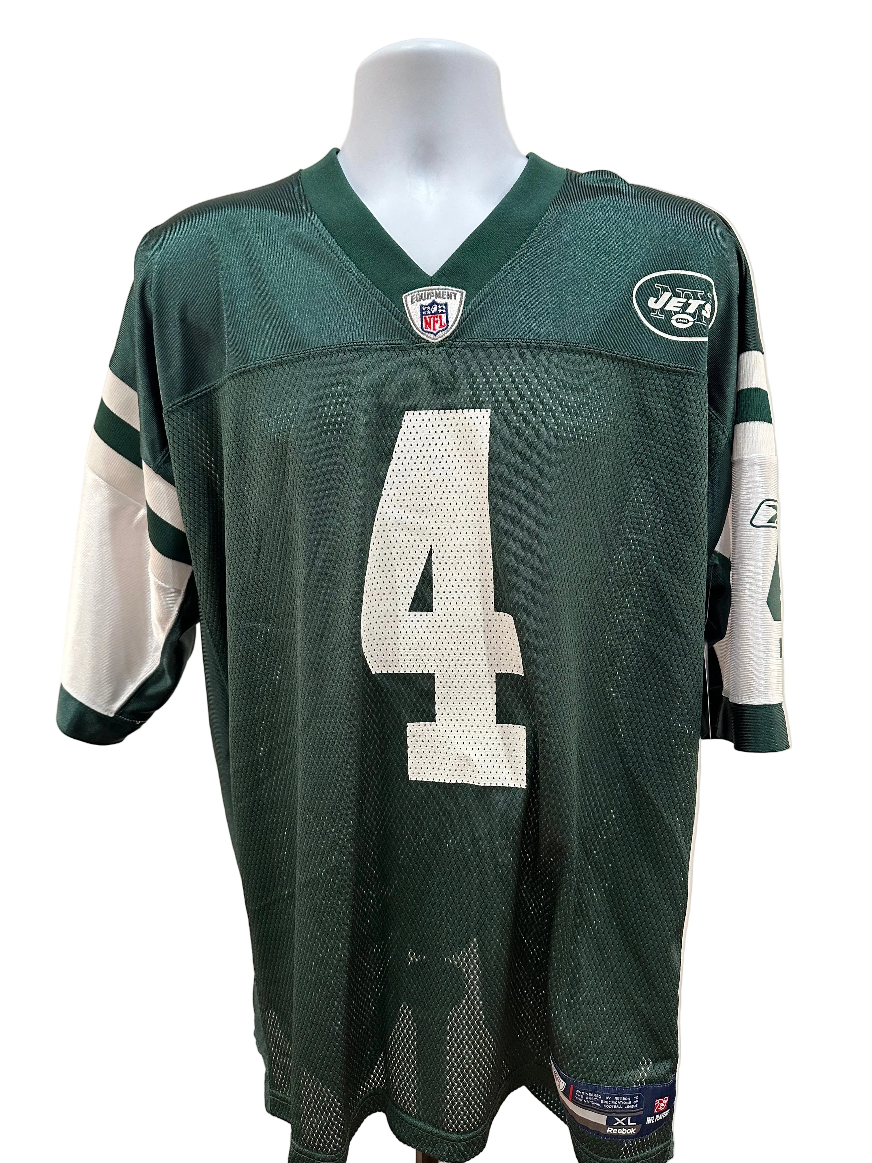 (Mens XL) Y2K Reebok New York Jets #4 Brett Favre Jersey