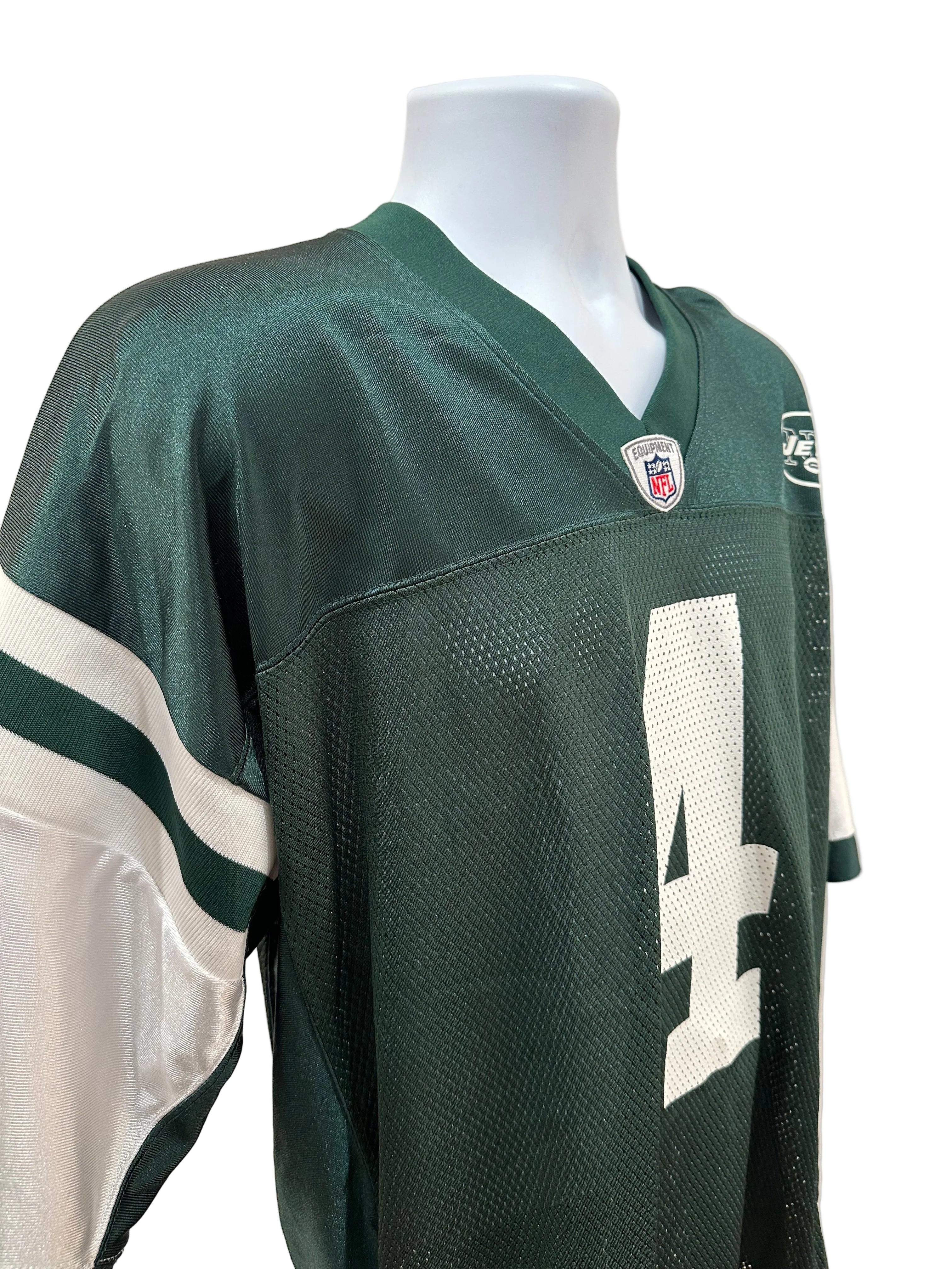 (Mens XL) Y2K Reebok New York Jets #4 Brett Favre Jersey