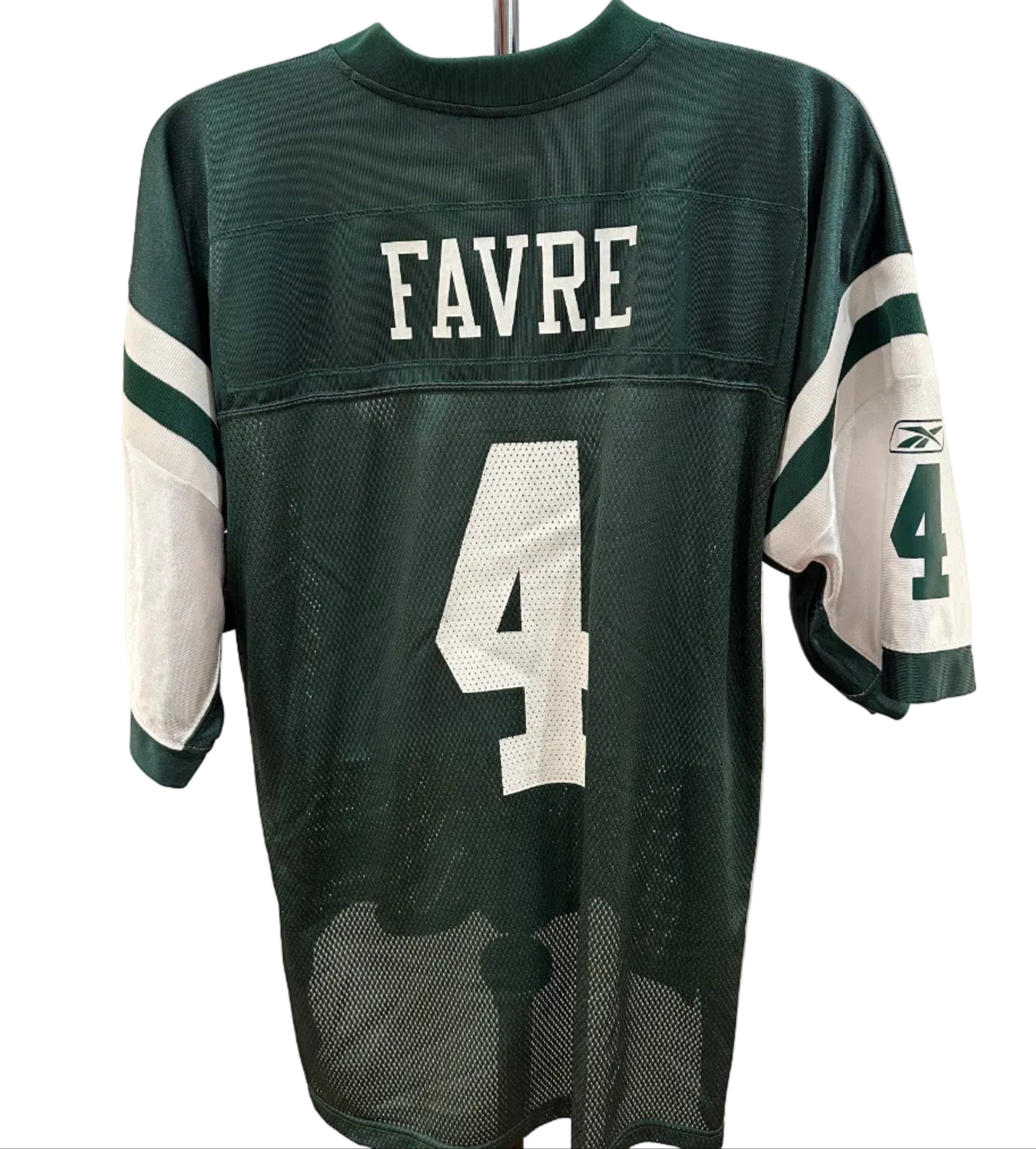 (Mens XL) Y2K Reebok New York Jets #4 Brett Favre Jersey