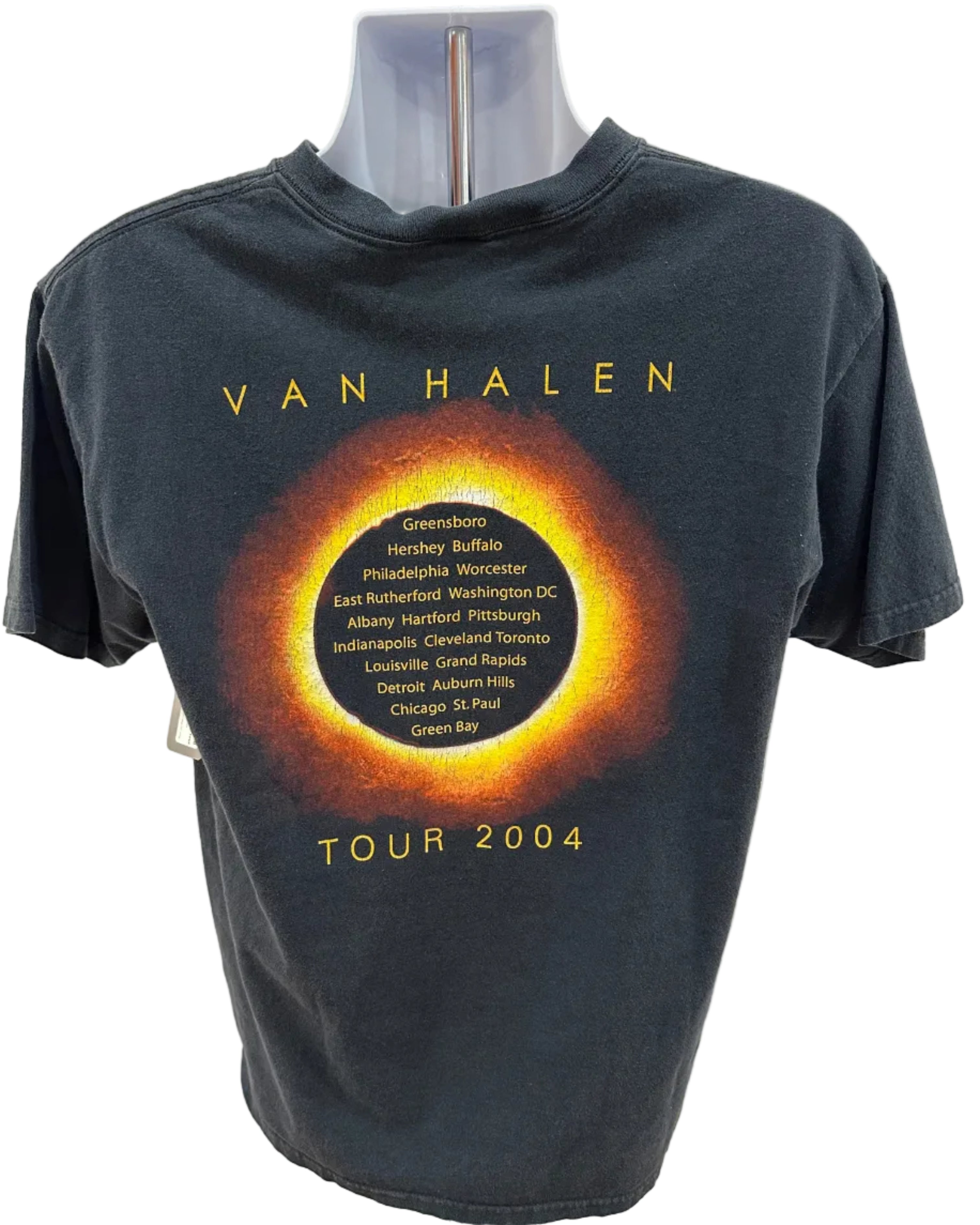 (Mens Large) 2004 Van Halen Flame US Tour Short Sleeve