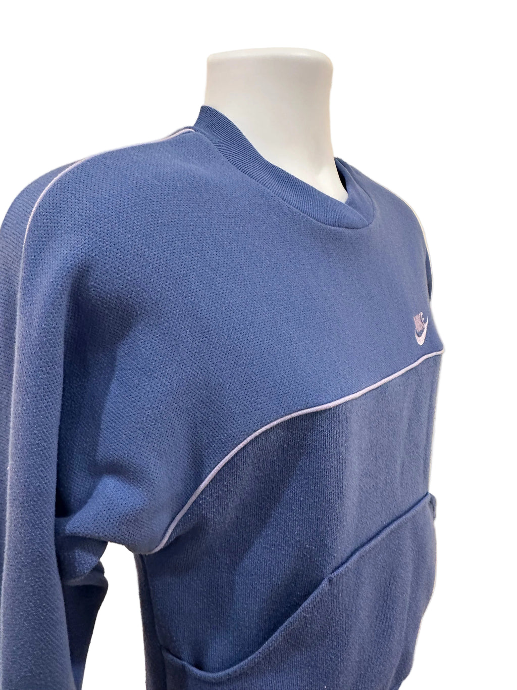 (Mens Medium) 80s Nike Blue Pullover
