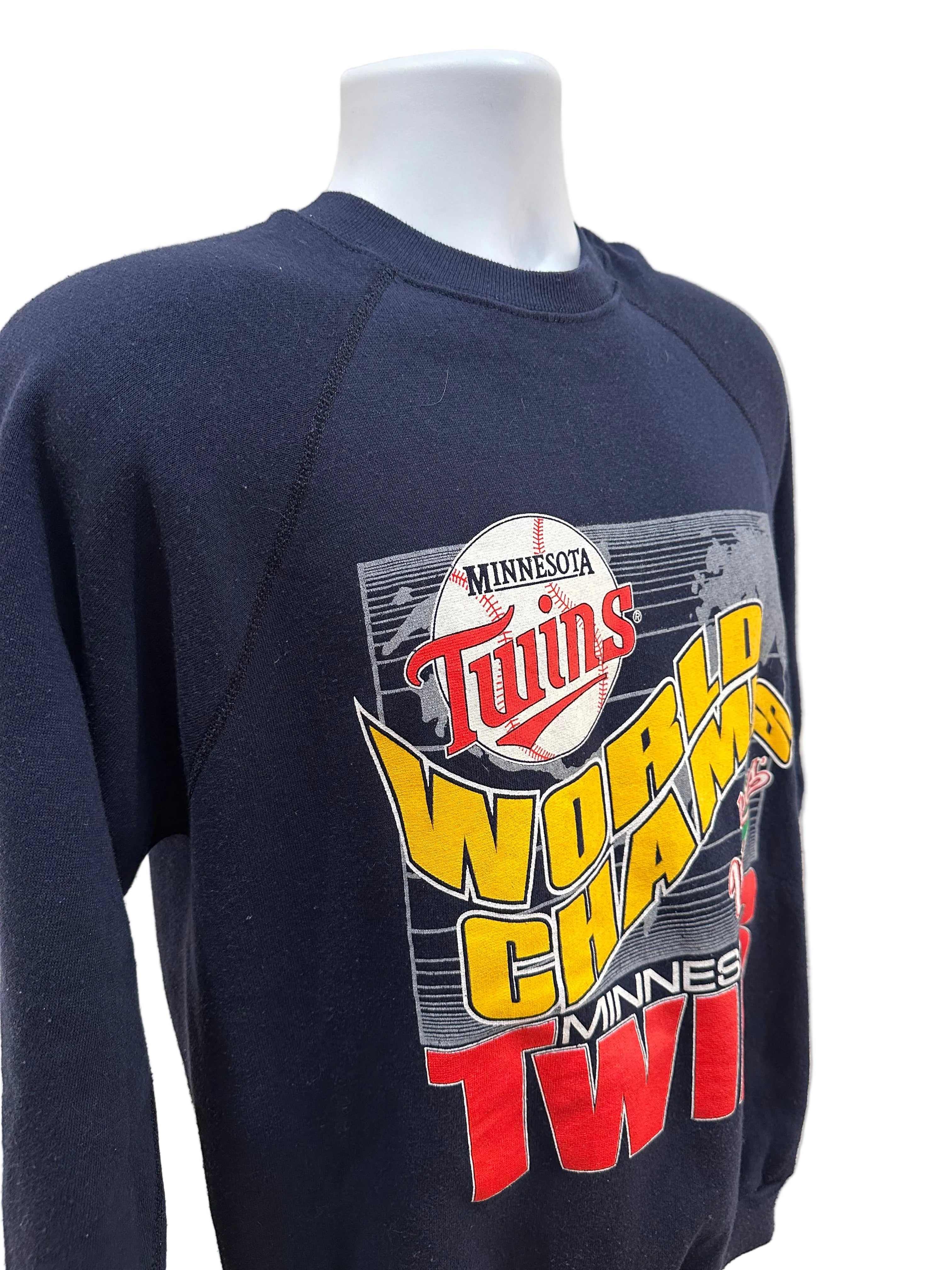 (Mens XL) 1991 Minnesota Twins World Series Champs Crewneck