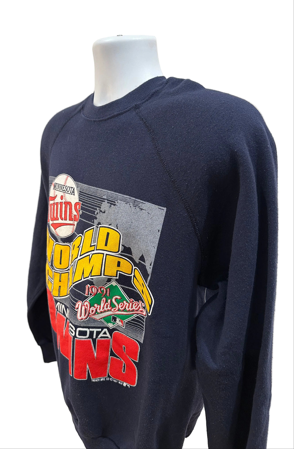 (Mens XL) 1991 Minnesota Twins World Series Champs Crewneck