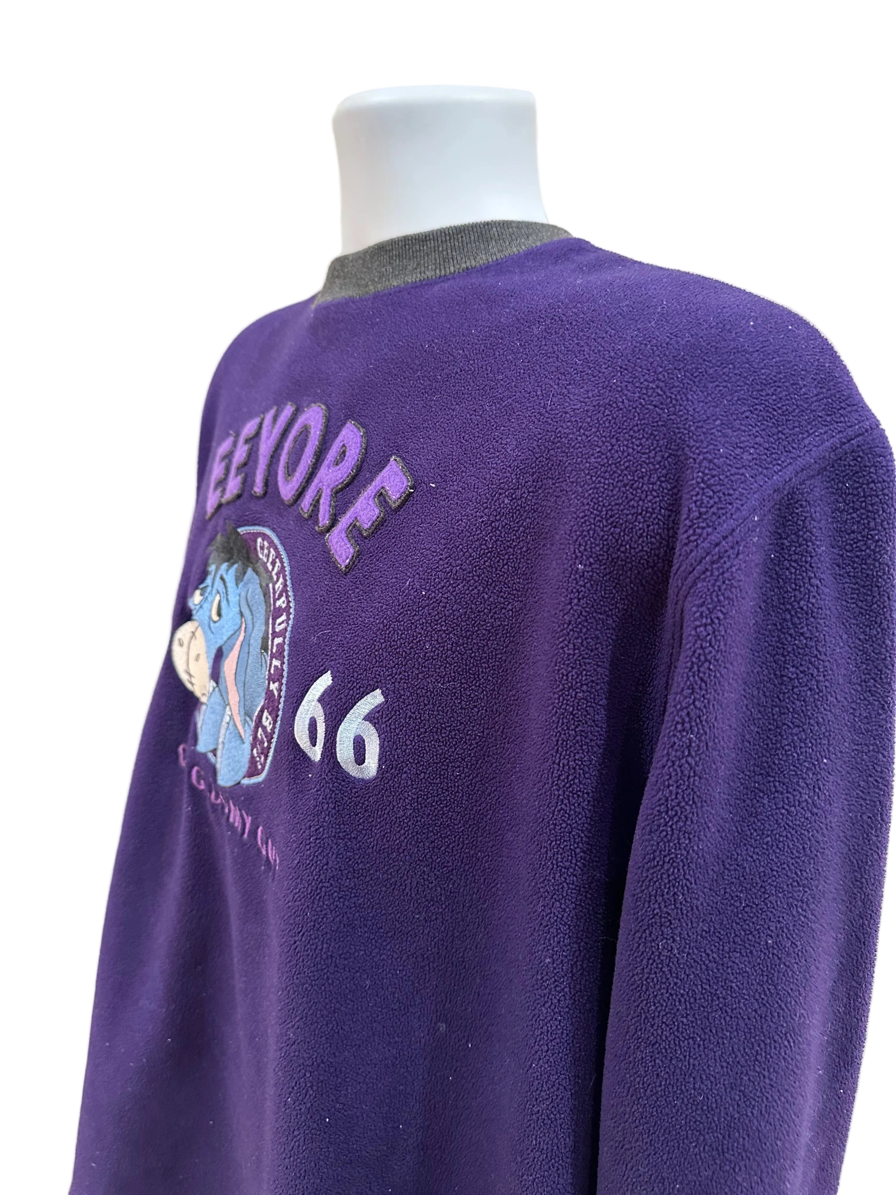 (Mens Large) Vintage 90s Disney Eeyore Fleece Crewneck