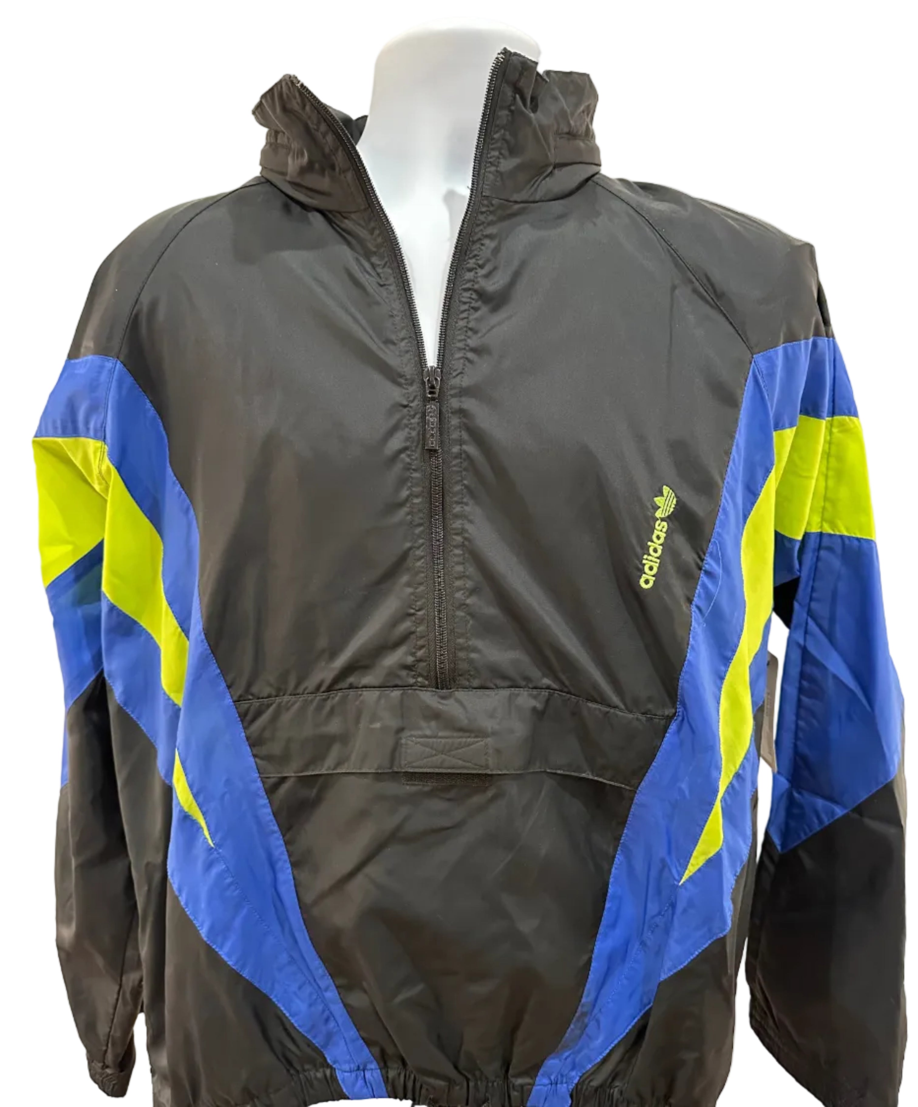 (Mens Medium) 90s Adidas Colorblock Windbreaker