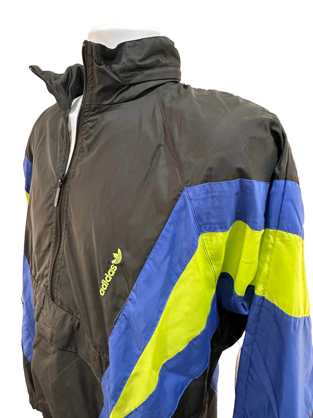 (Mens Medium) 90s Adidas Colorblock Windbreaker