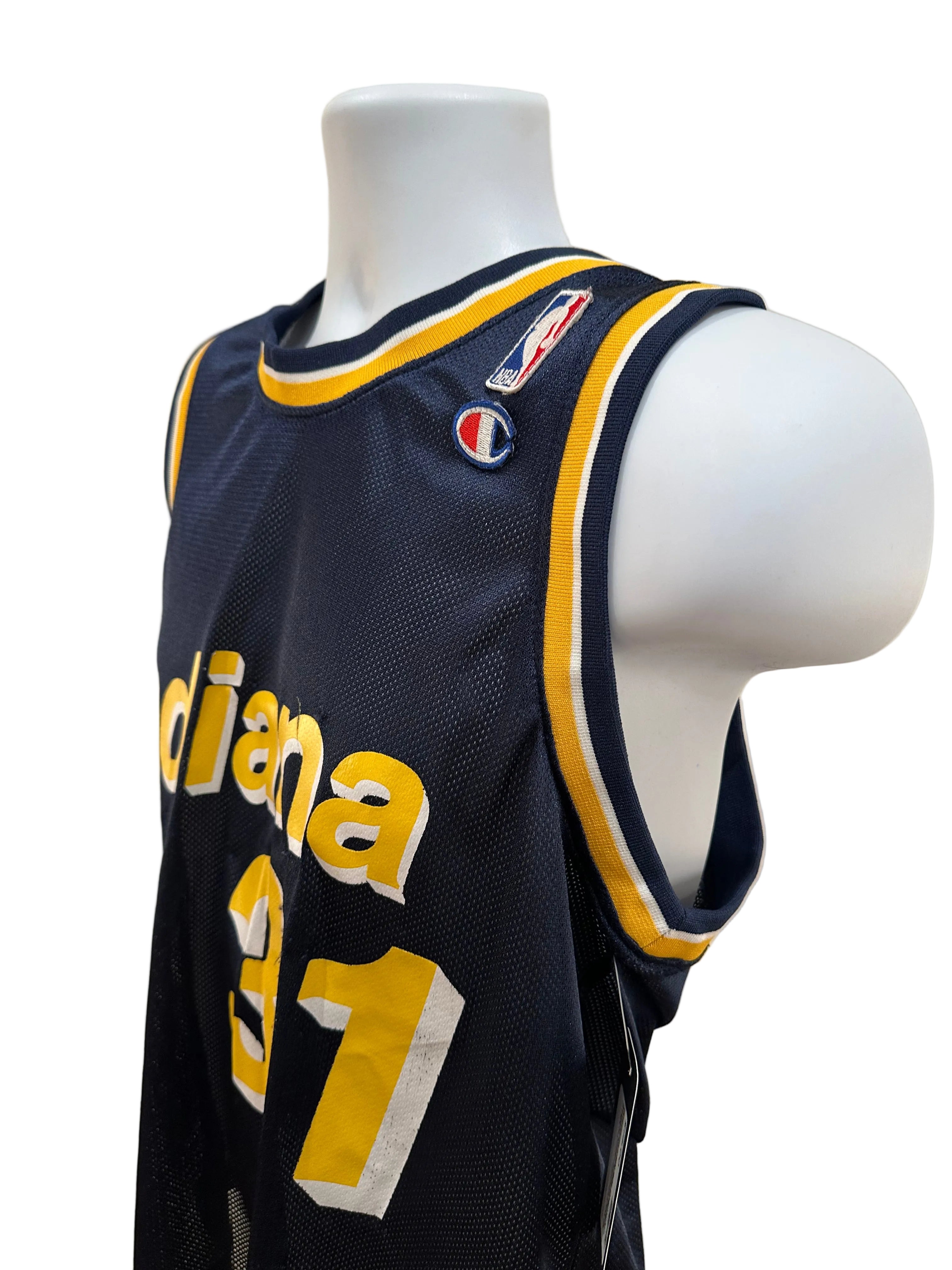 (Mens Medium) 90s Champion Reggie Miller Indiana Pacers Jersey
