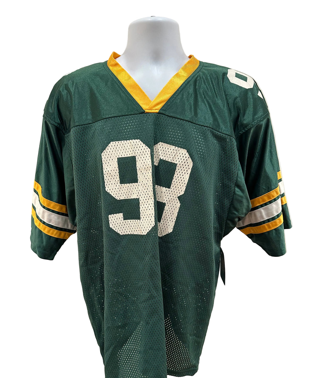 (Mens XL) "Grave Digger" #93 Gilbert Brown 90s Green Bay Packers Jersey
