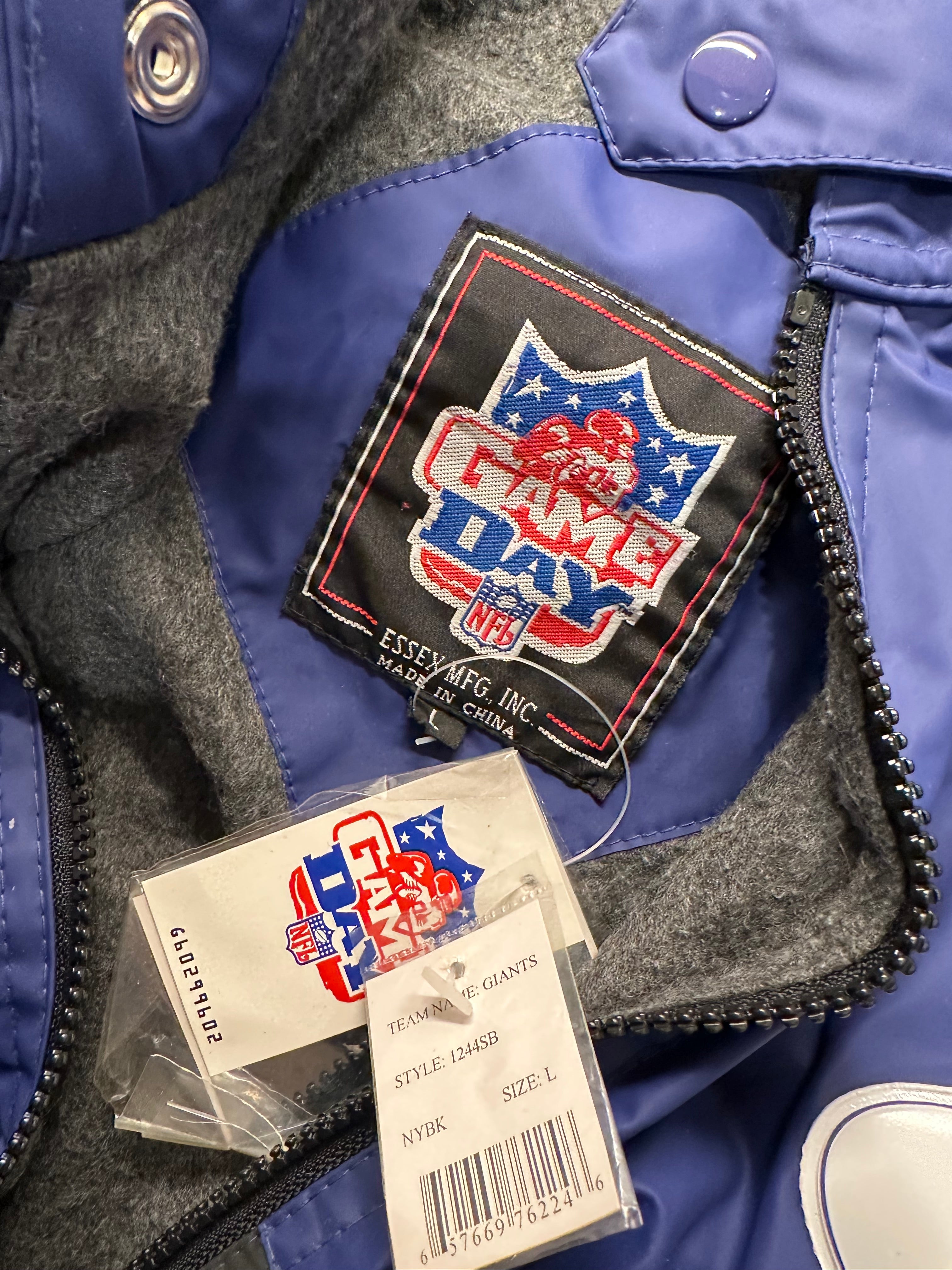 (Men's Large) Vintage New York Giants Game Day NFL Coat
