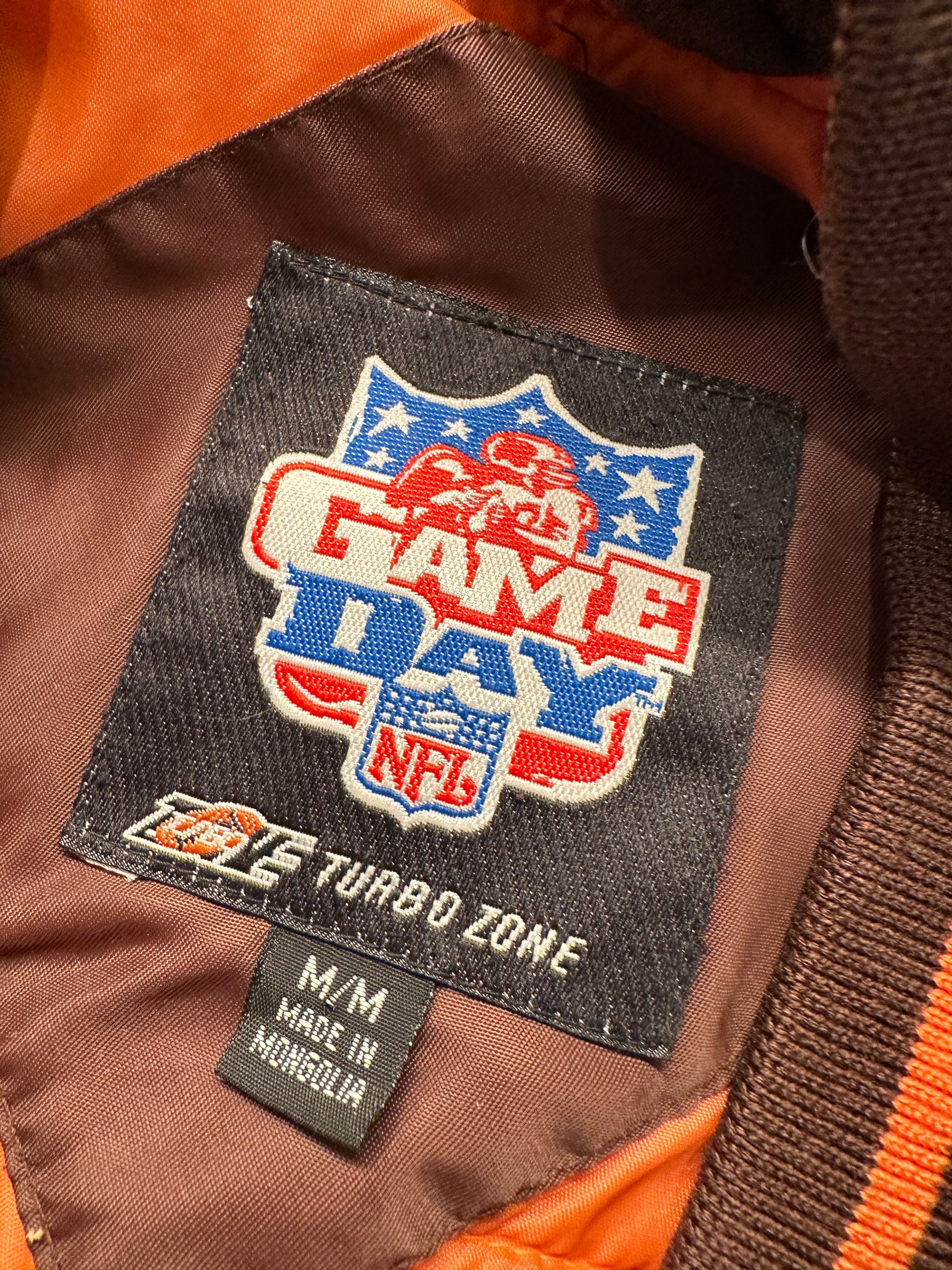 (Mens Medium) 90s Cleveland Browns Bomber Jacket