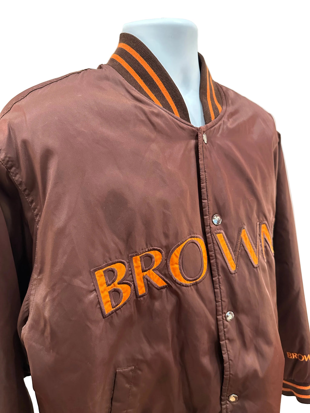 (Mens Medium) 90s Cleveland Browns Bomber Jacket