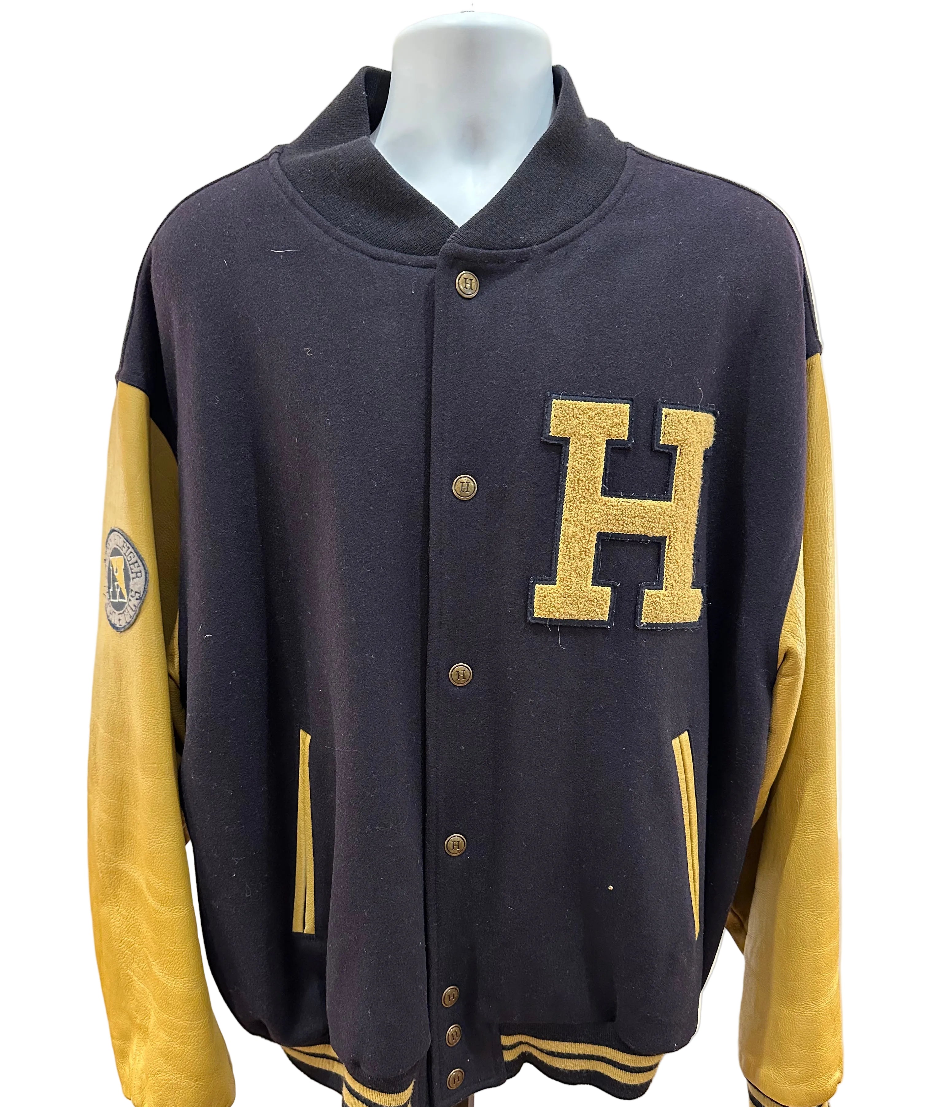 (Mens 2X) 90s Tommy Hilfiger Varsity Jacket