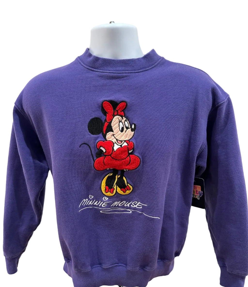 (Women's Small) 90s Minnie Mouse Crewneck