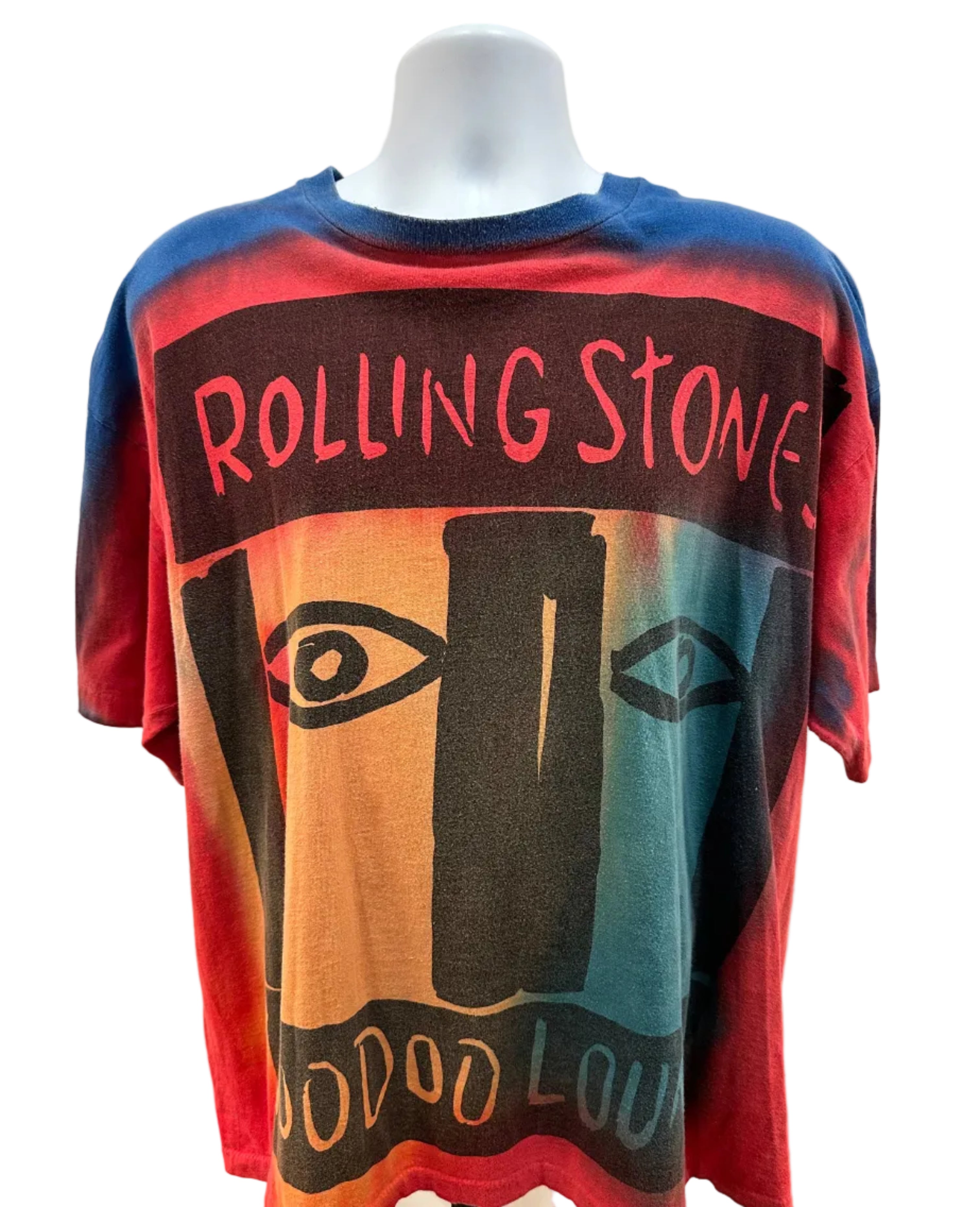 (Mens 2X) 1994 Rolling Stones Tie-Dye Voodoo Lounge