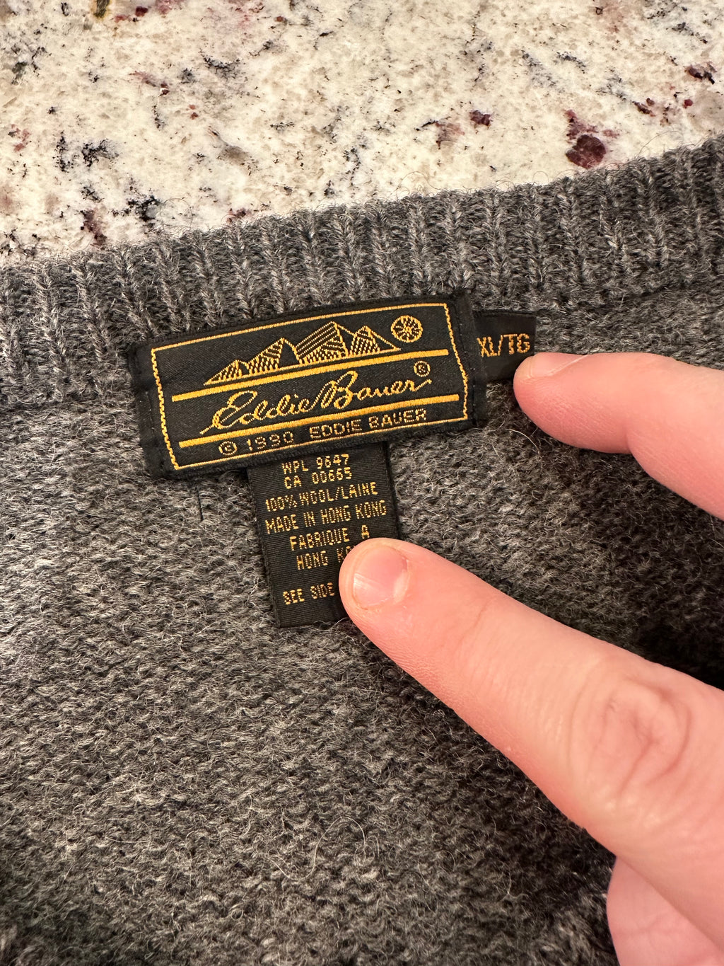 (Women's XL) Vintage 1990 Eddie Bauer Cottage Wool Cardigan