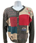 (Women's XL) Vintage 1990 Eddie Bauer Cottage Wool Cardigan