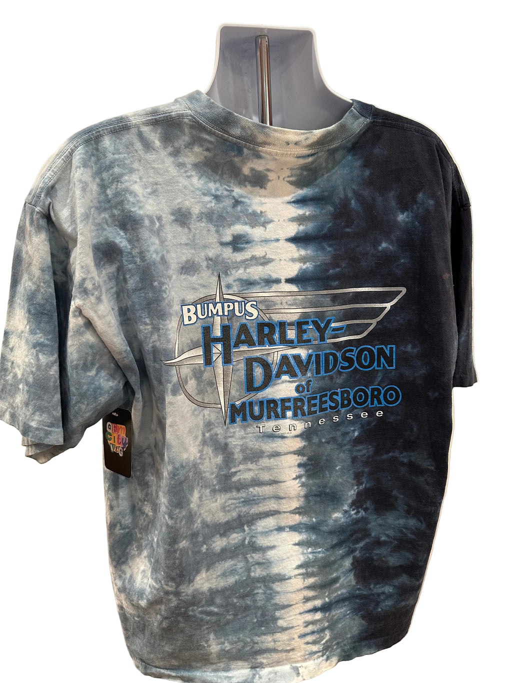 (Mens XL) 2001 Harley Davidson Tie-Dye Eagle Short Sleeve