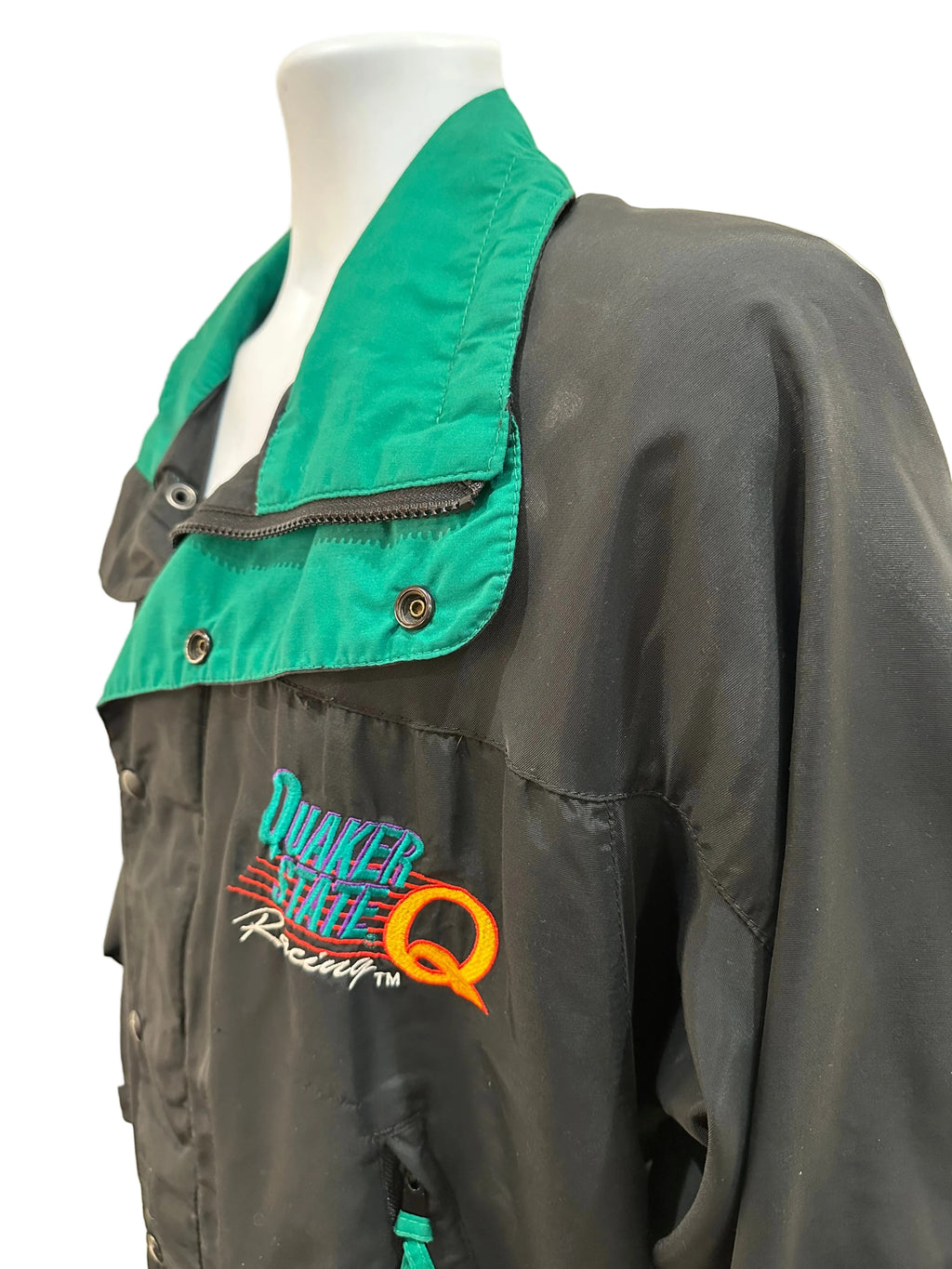 (Mens Large) 90s Quaker State Racing Jacket