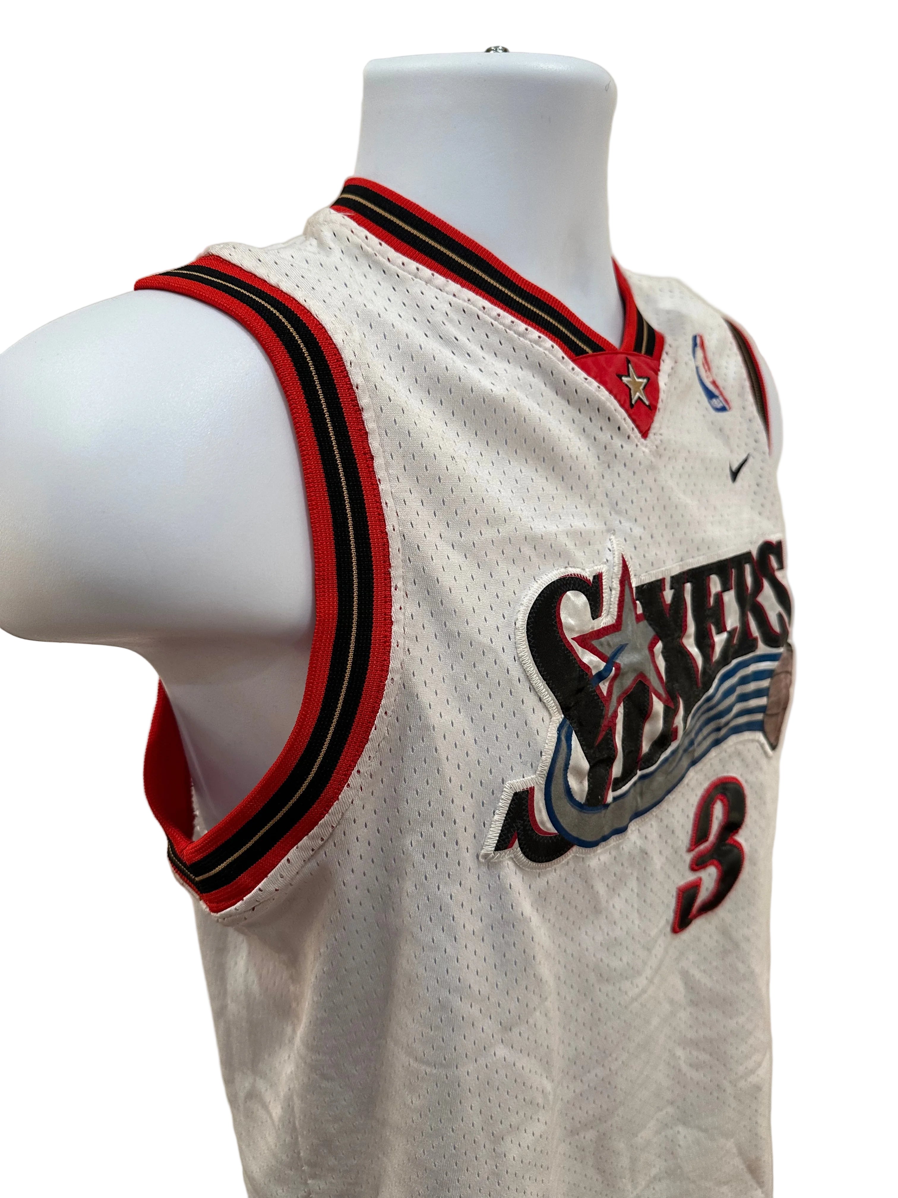 (Kids Large) Y2K Nike Allen Iverson 76ers #3 Jersey